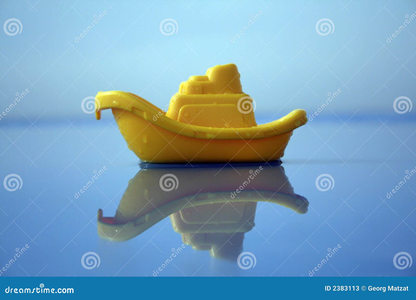 Yellow Toy Boat Stock Photos - Image: 2383113
