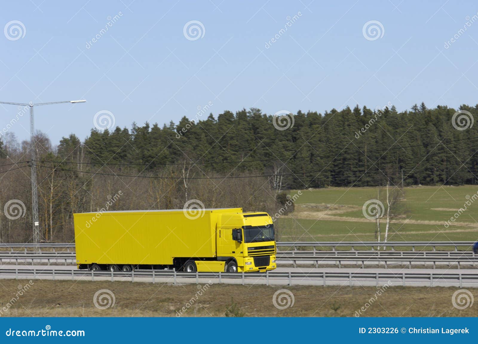 Yellow Trucking Concept Picture. Image 2303226