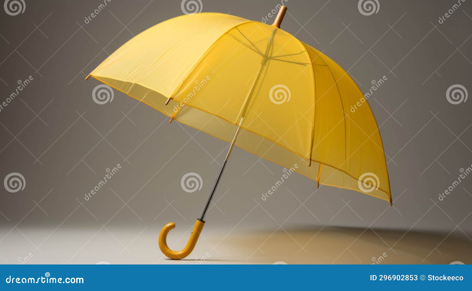 Yellow Umbrella in Zbrush Style: Precise Hyperrealism with Smooth