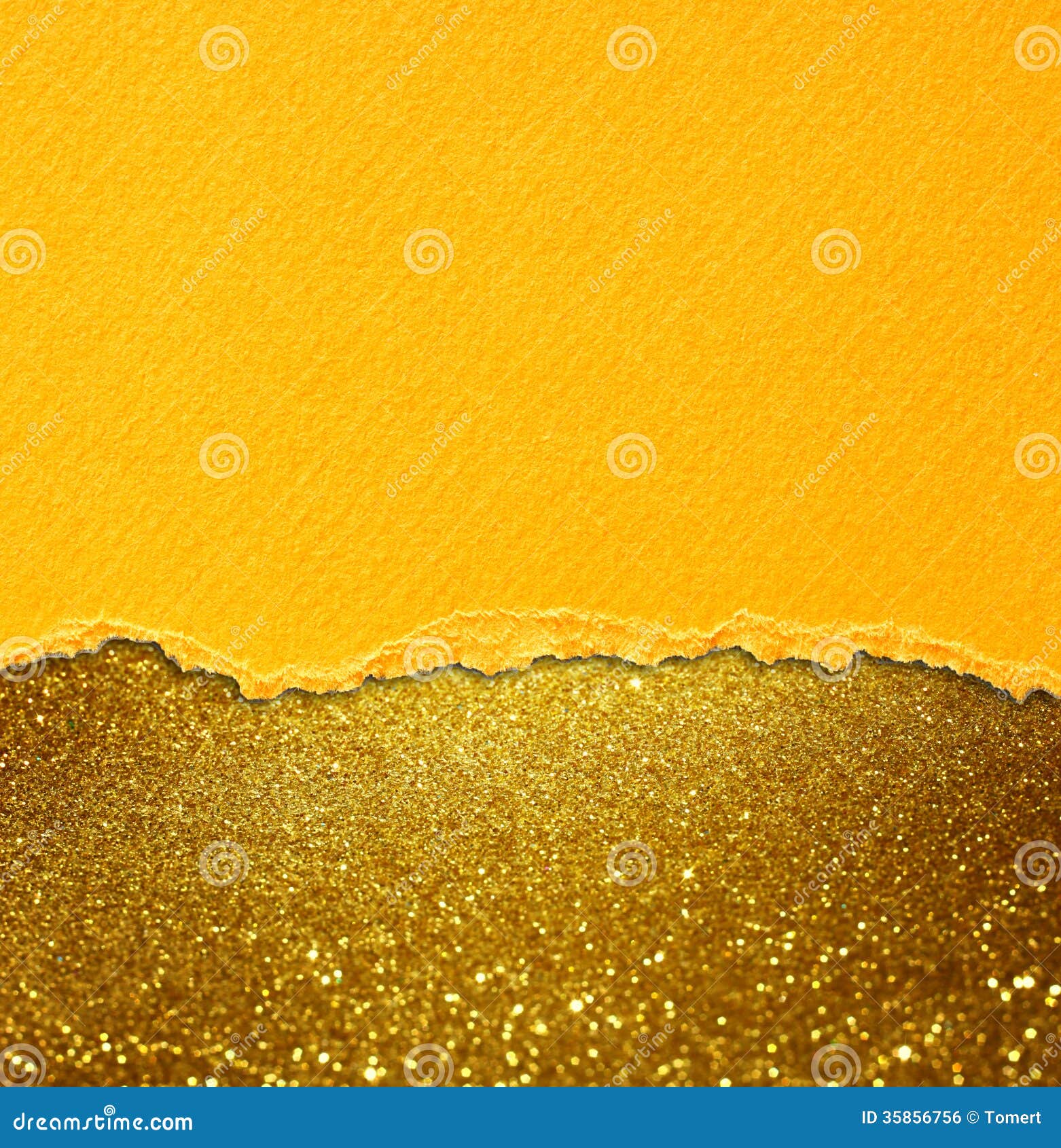 Yellow Glitter Paper Texture Stock Photo 347039507