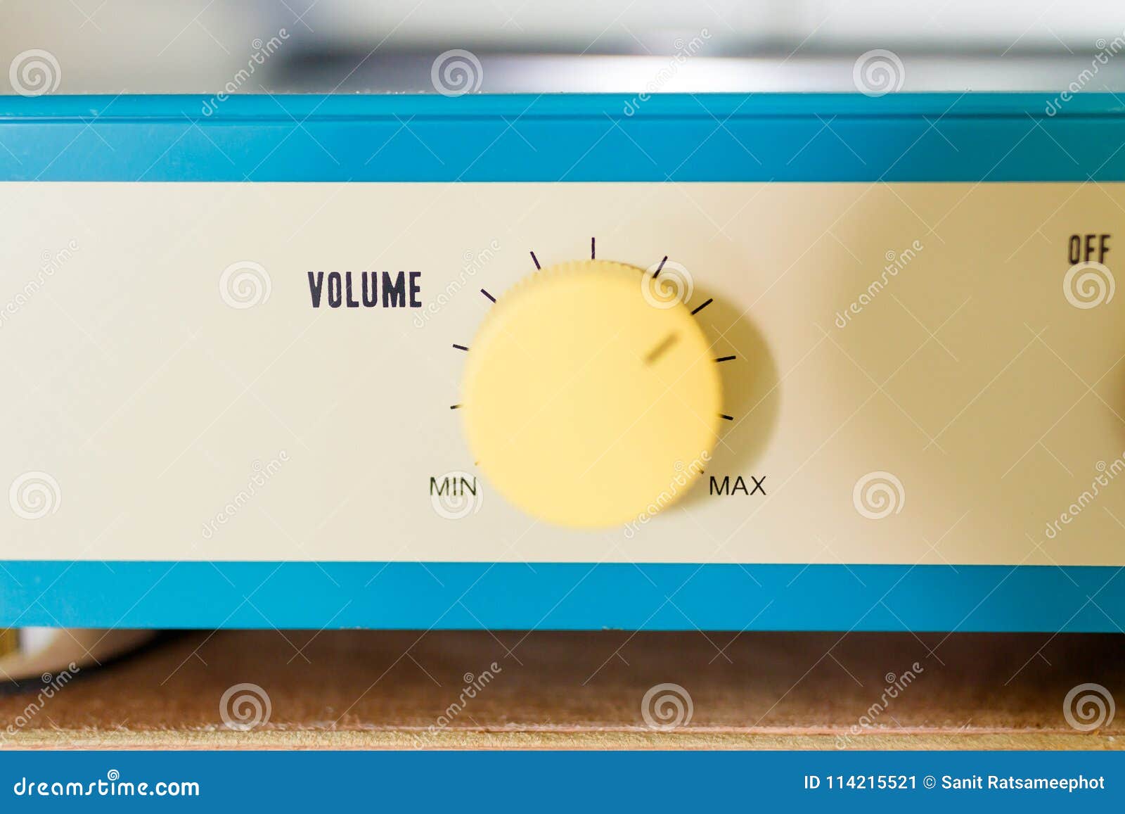 yellow volume button.