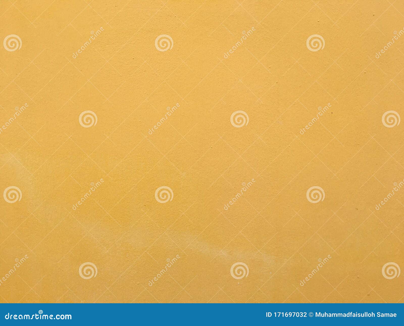 Yellow Wall Texture Background for Design with Copy Space Stock Photo