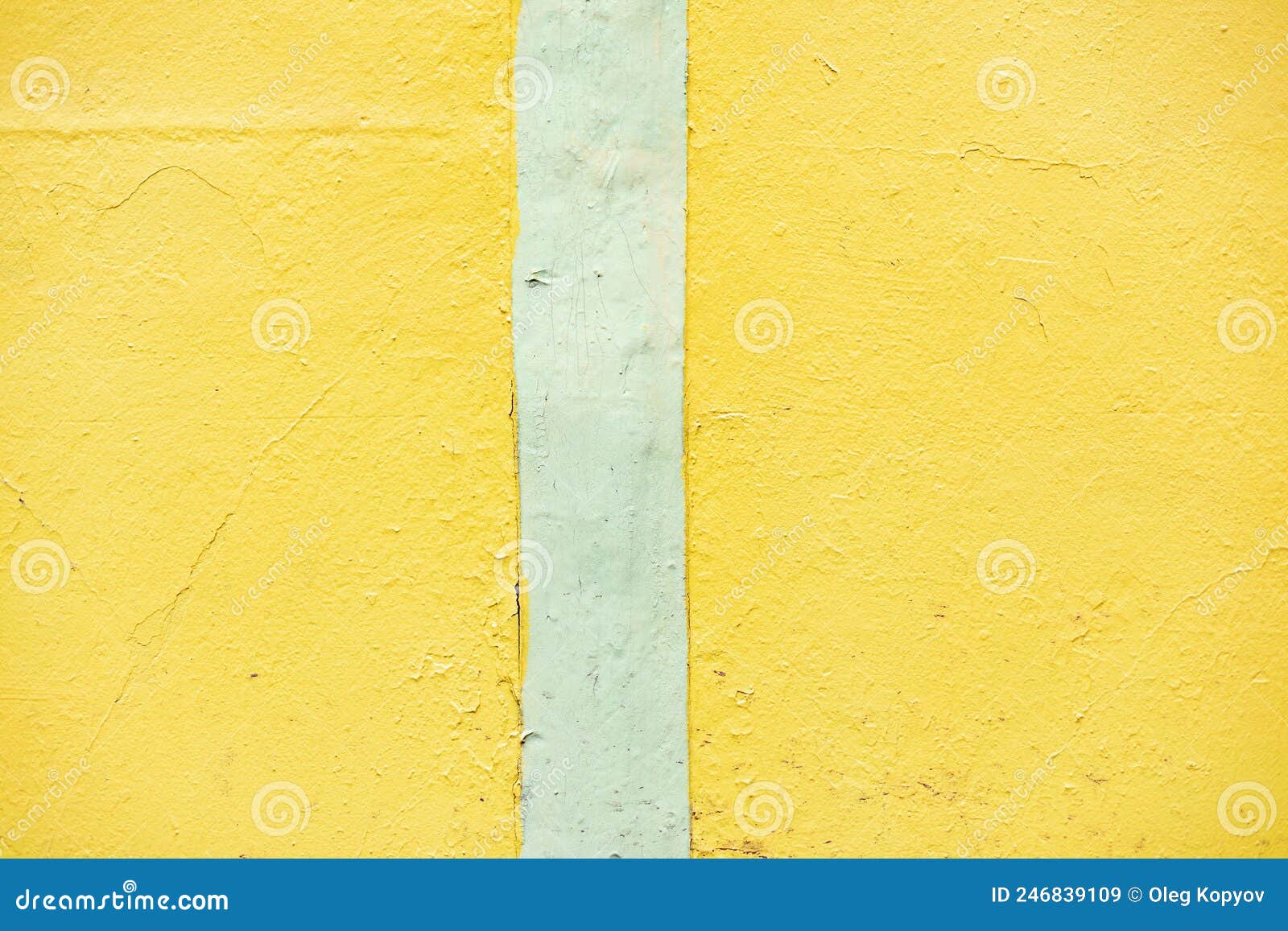 Yellow Wall Texture. Background Yellow Paint on Wall Stock Image
