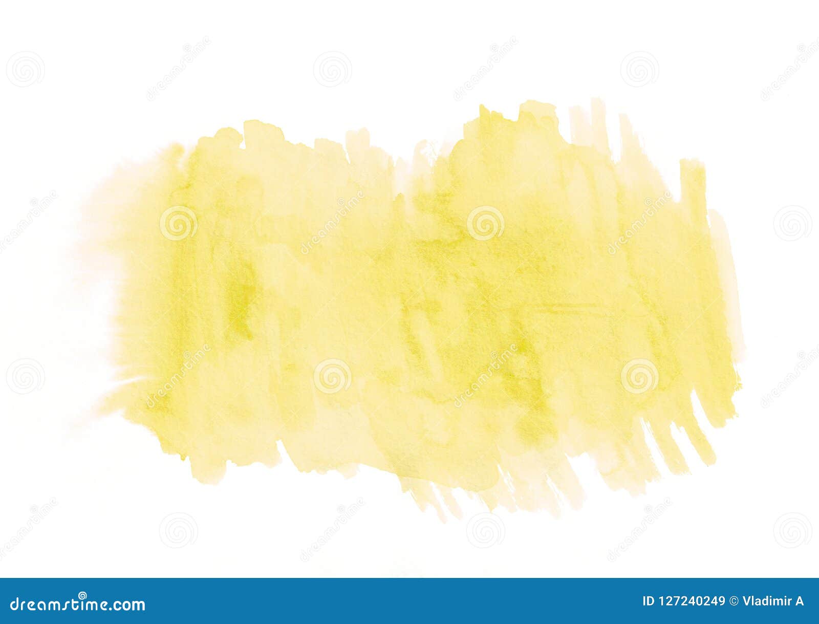 Yellow Watercolour Horizontal Gradient Background Painted on the ...