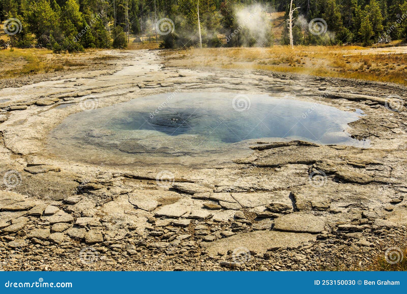 yellowstone national park hydrothermal area