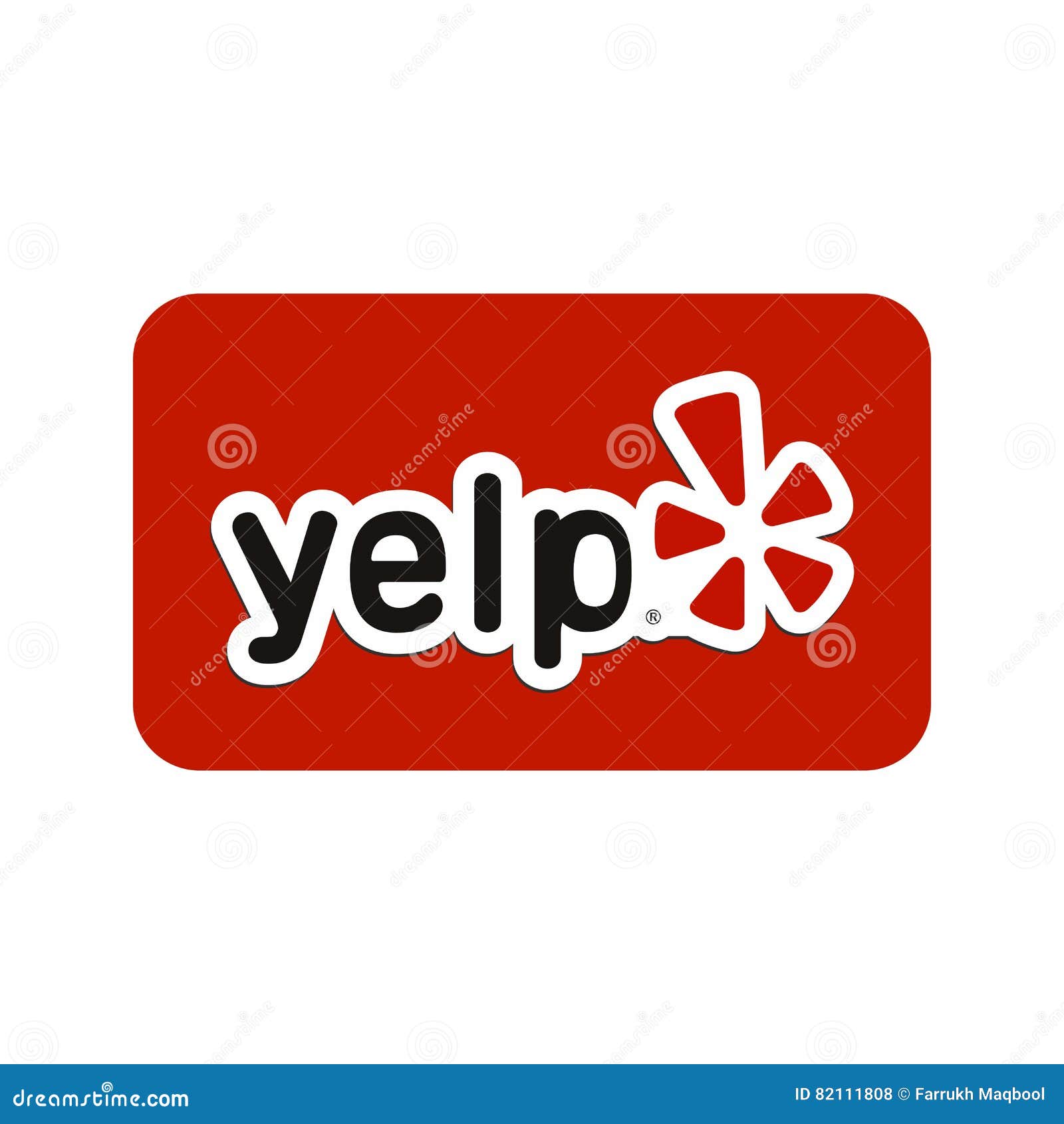 round yelp logo vector