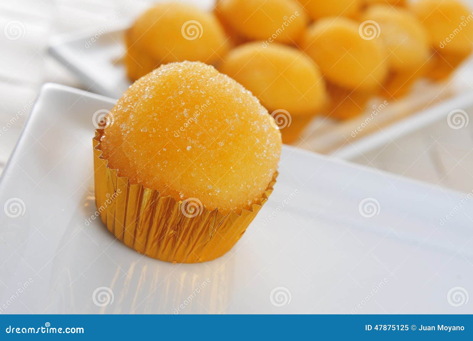 Yemas De Santa Teresa, Typical Pastries of Spain Stock Image Image of