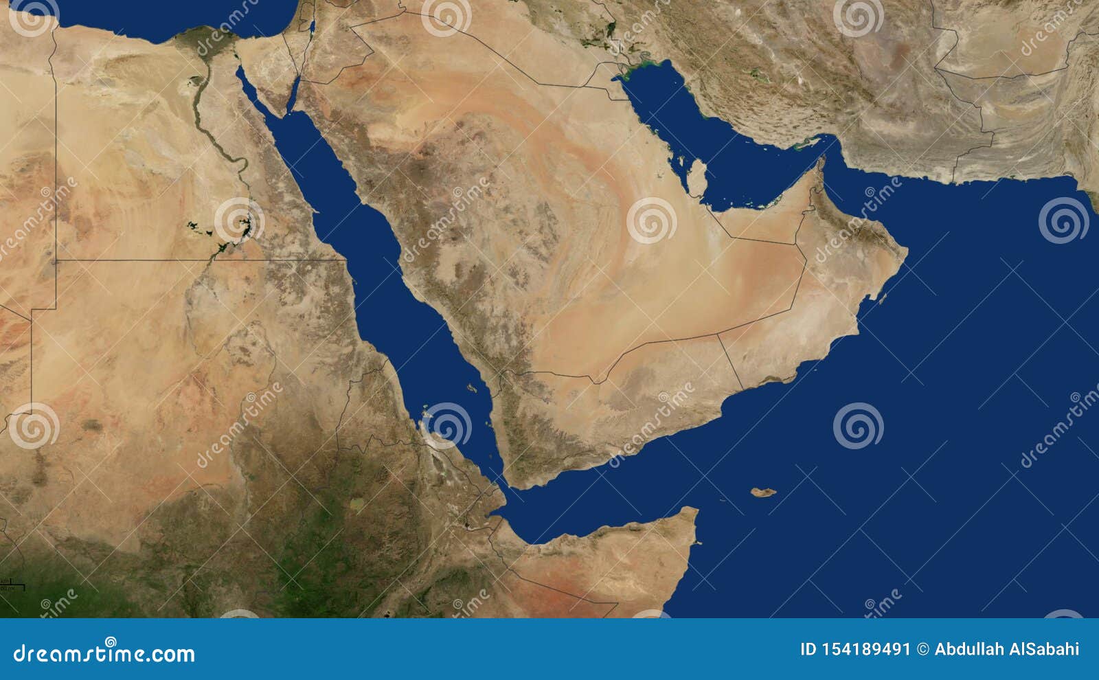 Yemen Map with Borders, Arabia, Oman, Qatar, Emirates, Red Sea, Iran, Persian Gulf, Arabian Gulf, Iraq, Jordan Image - Image of djibouti, persian: 154189491