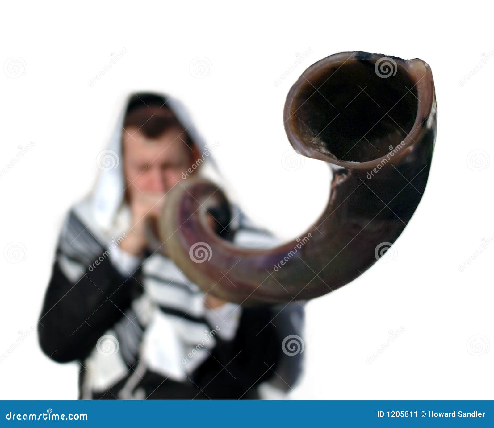 Yemenite shofar stock image. Image of hashana, shofar 1205811