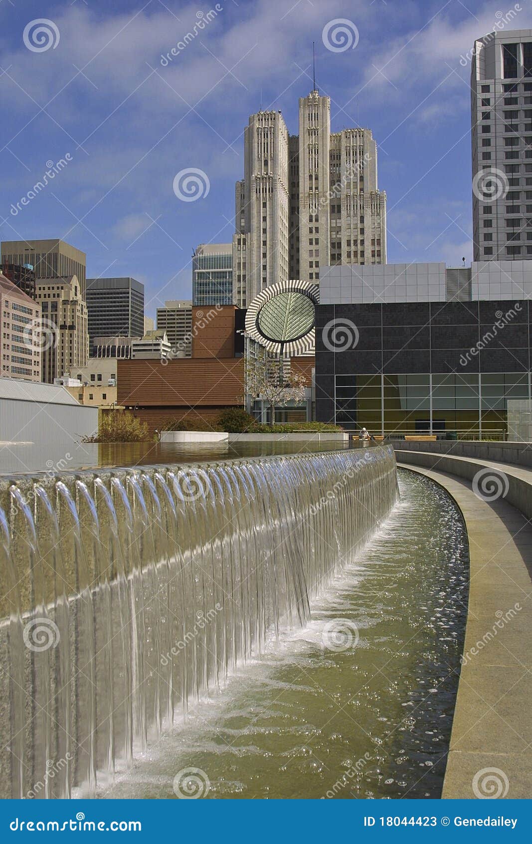 Yerba Buena Park, San Francisco Stock Image Image of vertical