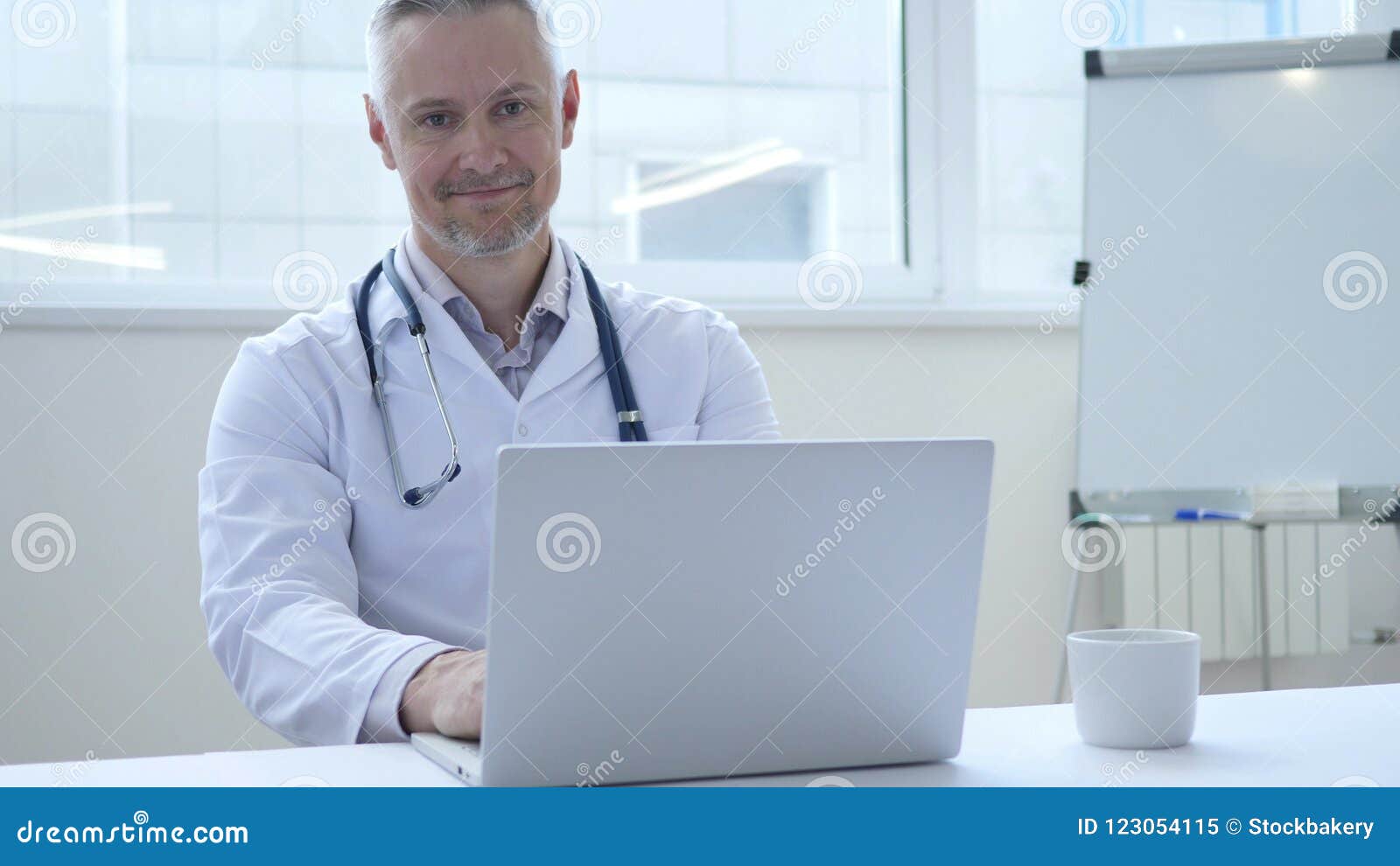 Yes, Allowing Gesture by Doctor by Shaking Head Stock Image - Image of ...