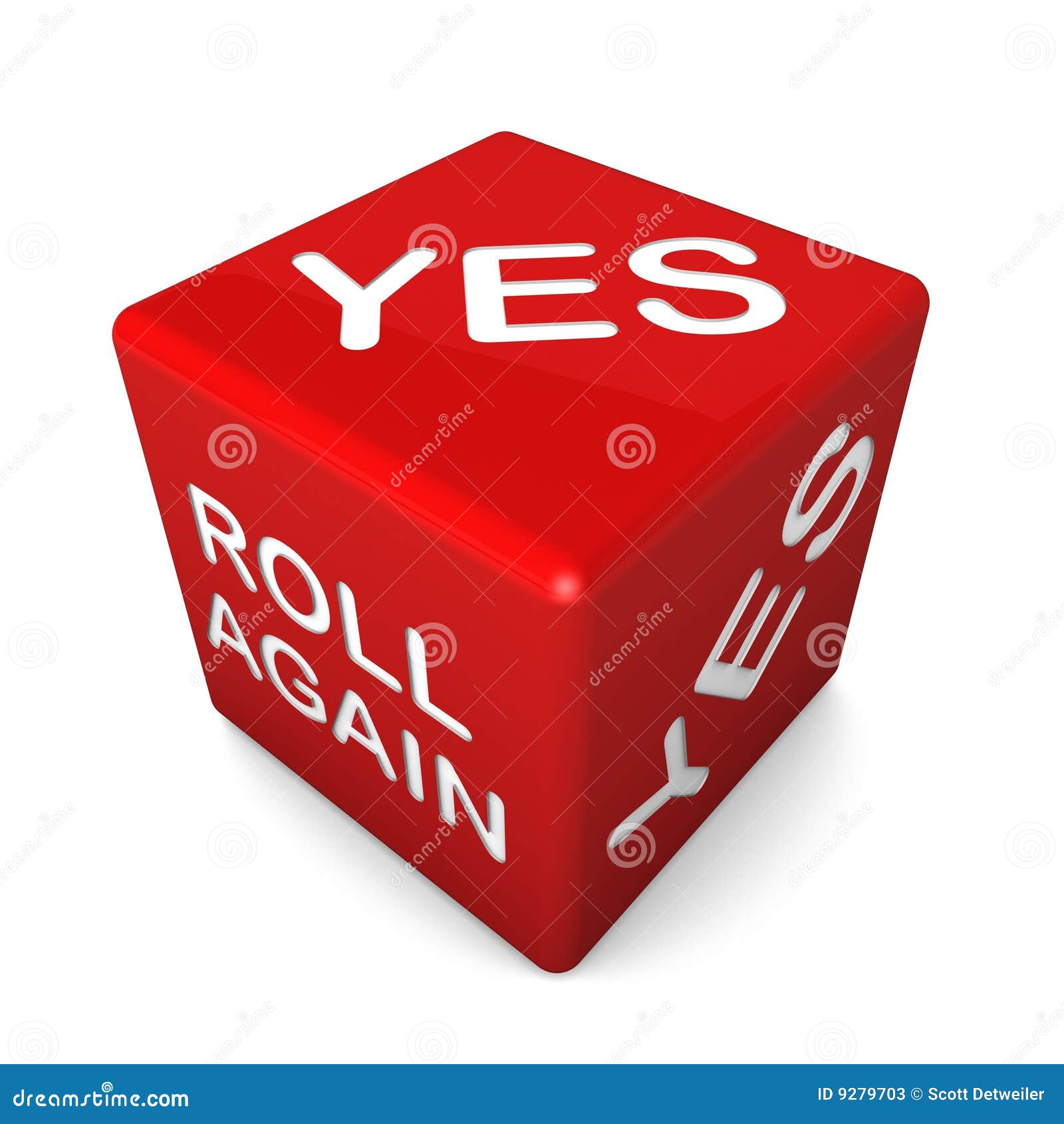 Yes Dice stock illustration. Illustration of simple, craps 9279703