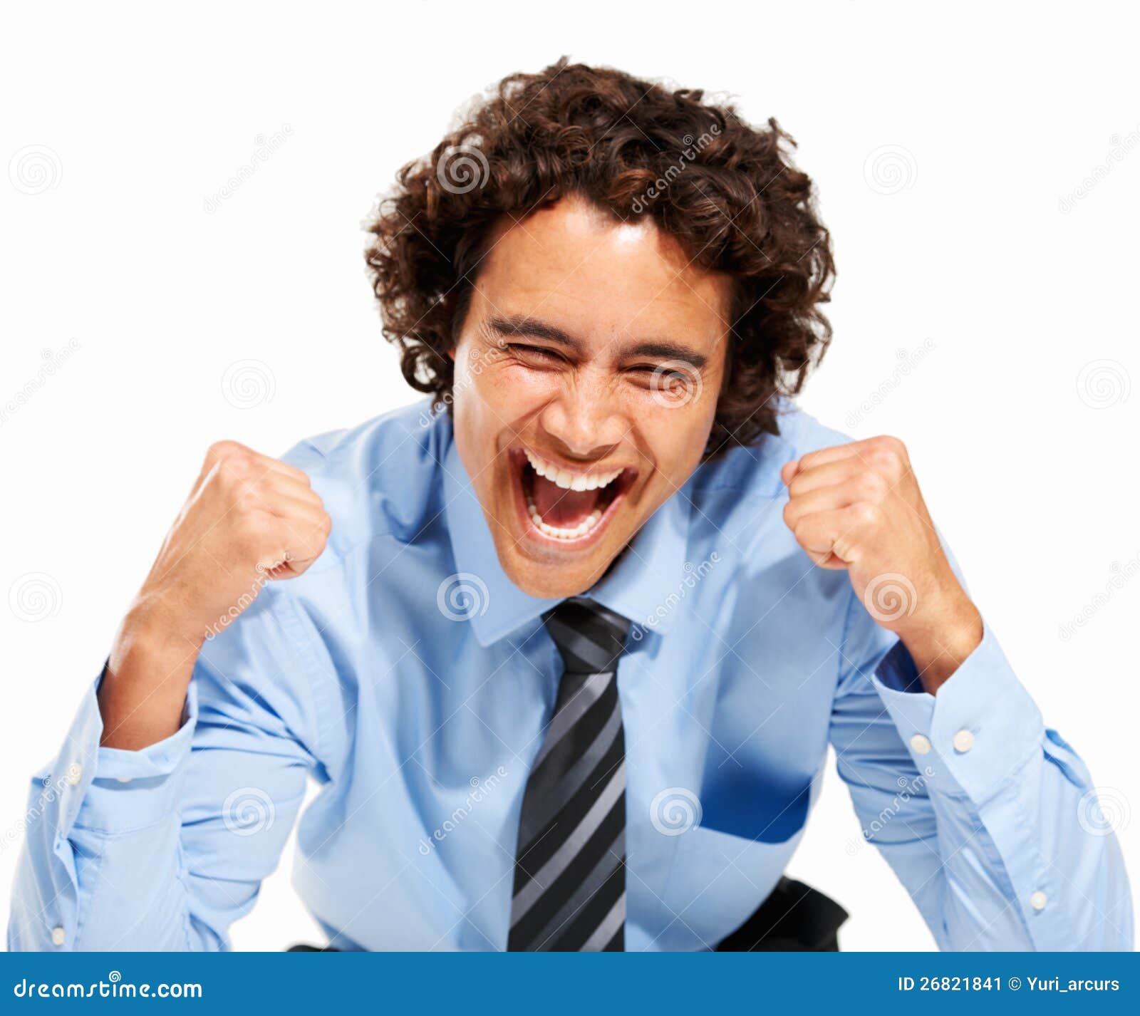 Yes,I did it! stock image. Image of background, male 26821841