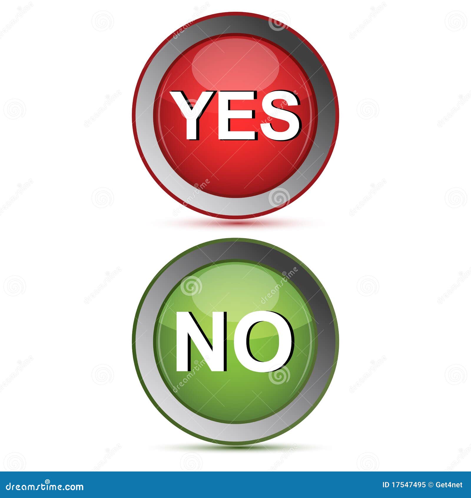 Yes and No buttons Stock Photo by ©scanrail 4914871