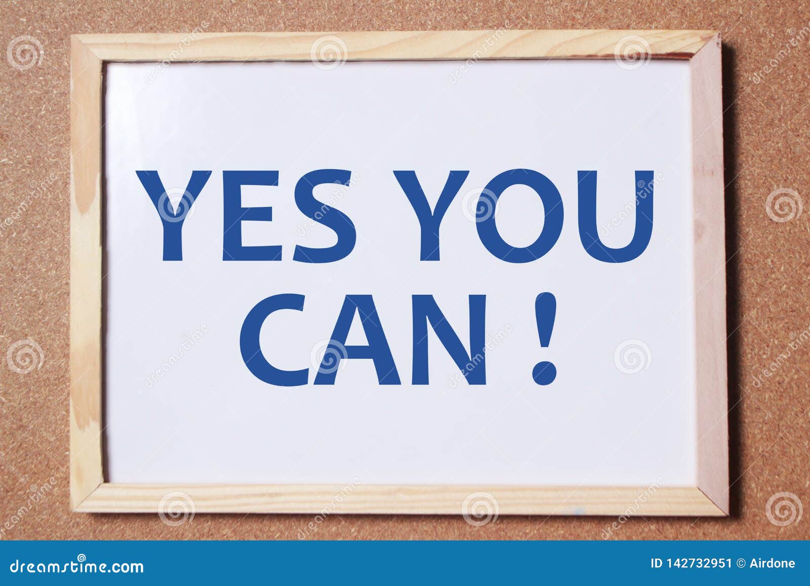 Yes You Can Motivational Words Quotes Concept Stock Image Image Of Symbol Attitude