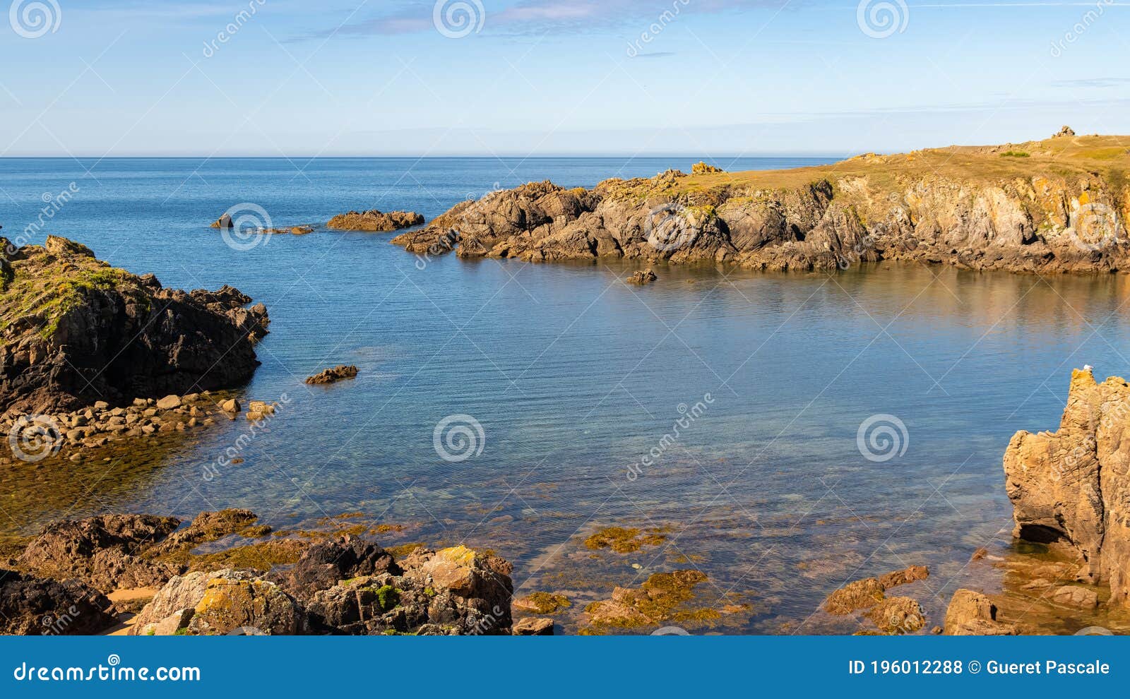 Yeu Island In France The Coast Stock Photo Image Of Nature