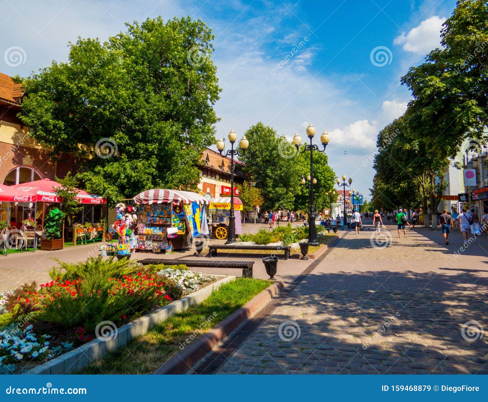 Yeysk, Russia editorial stock image. Image of downtown - 159468879