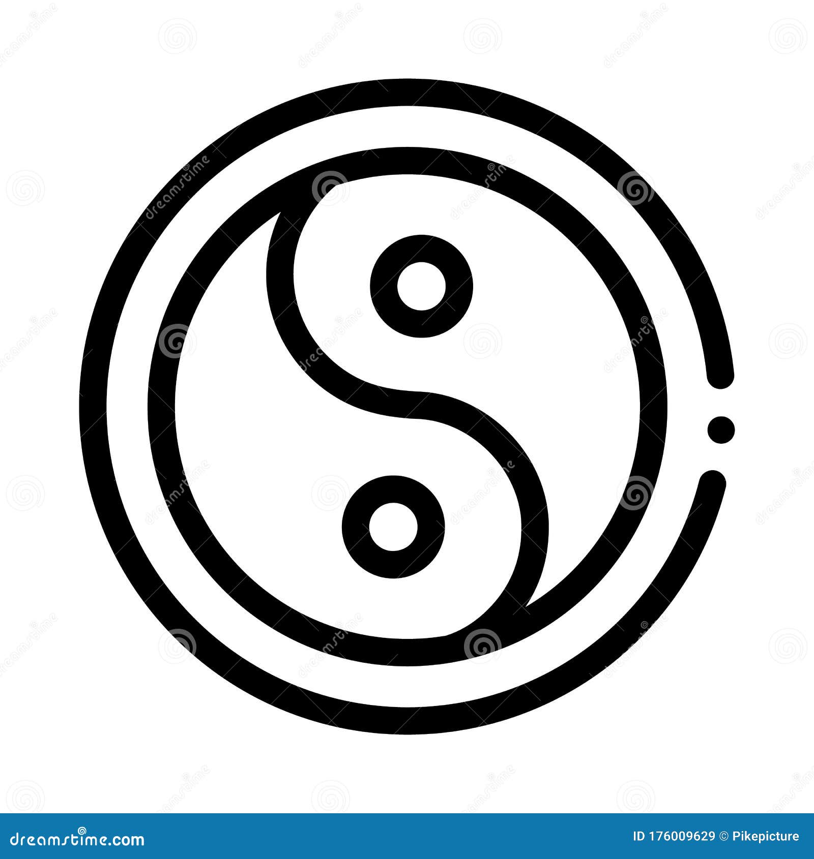 yin and yang symbol outline yin and yang symbol outline