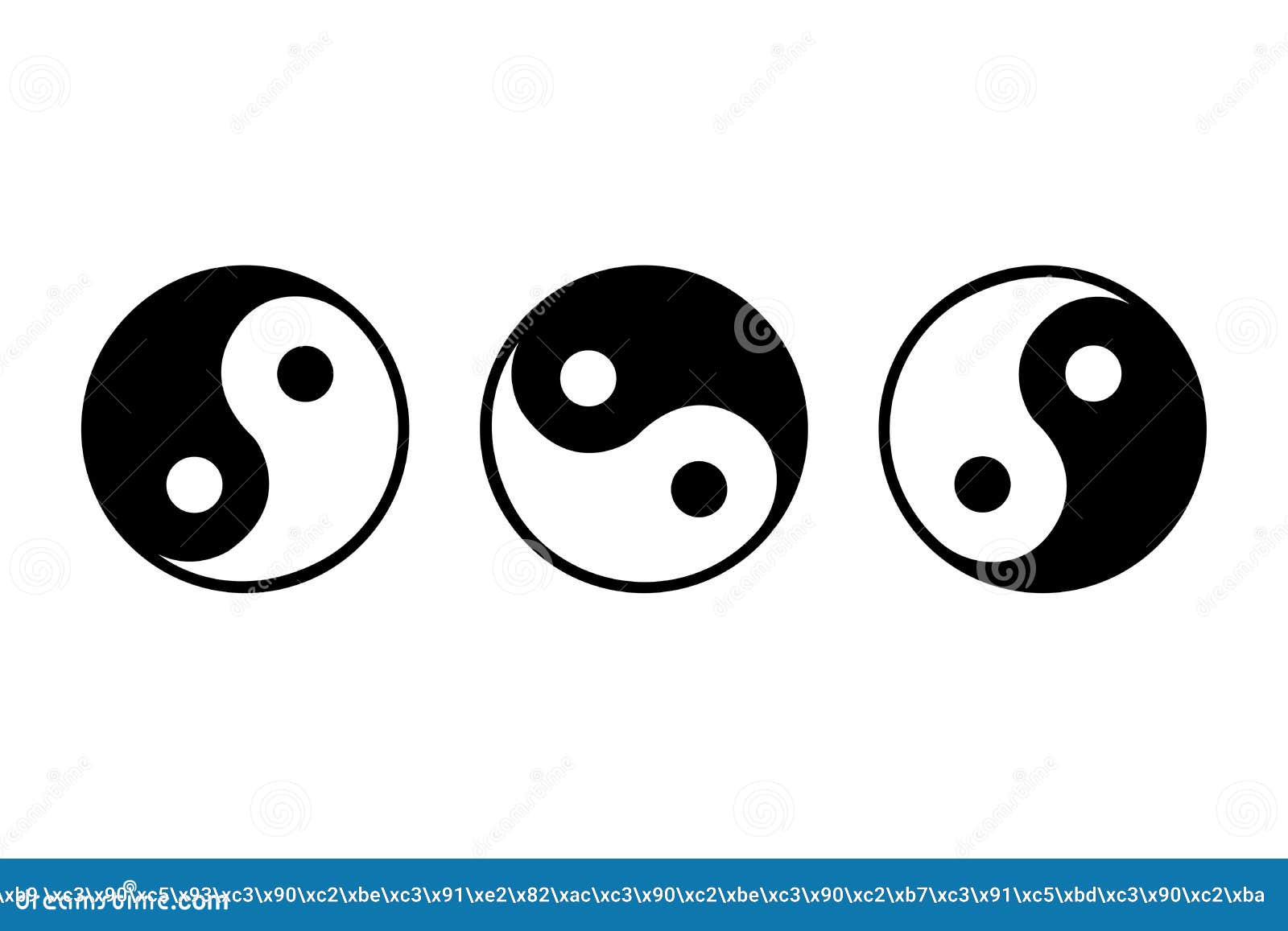 yin and yang icon white background,  