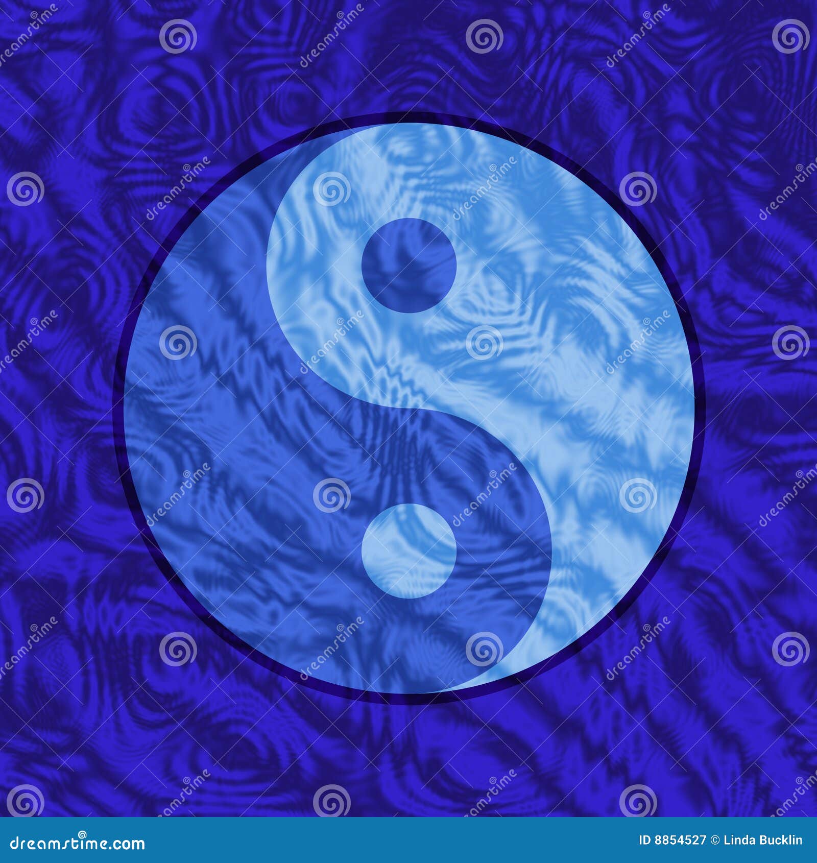 Yin Yang Onderwater Stock Illustratie Illustration Of Jeuk 8854527