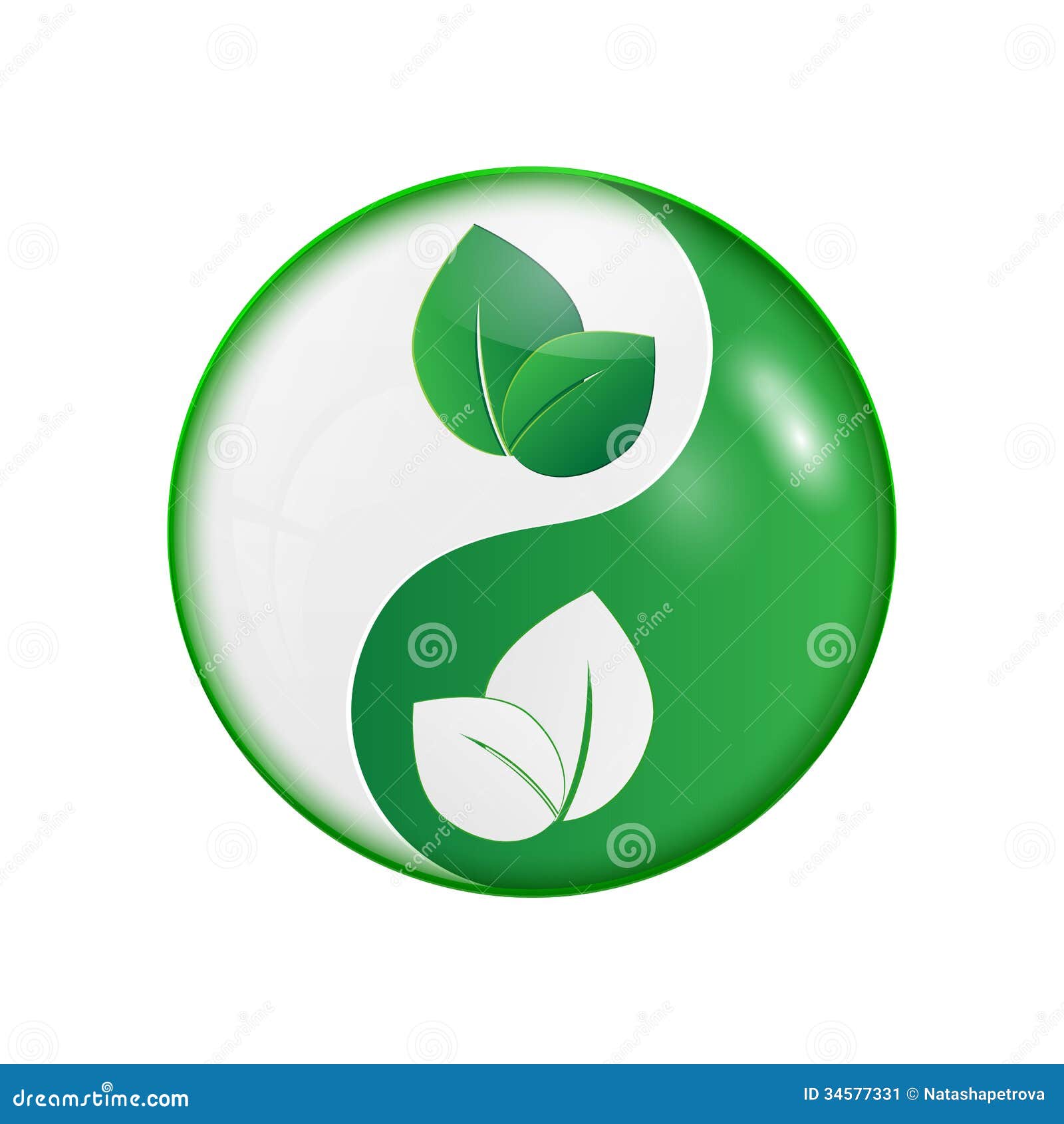 Ying yang stock vector. Image of east, contrary, icon