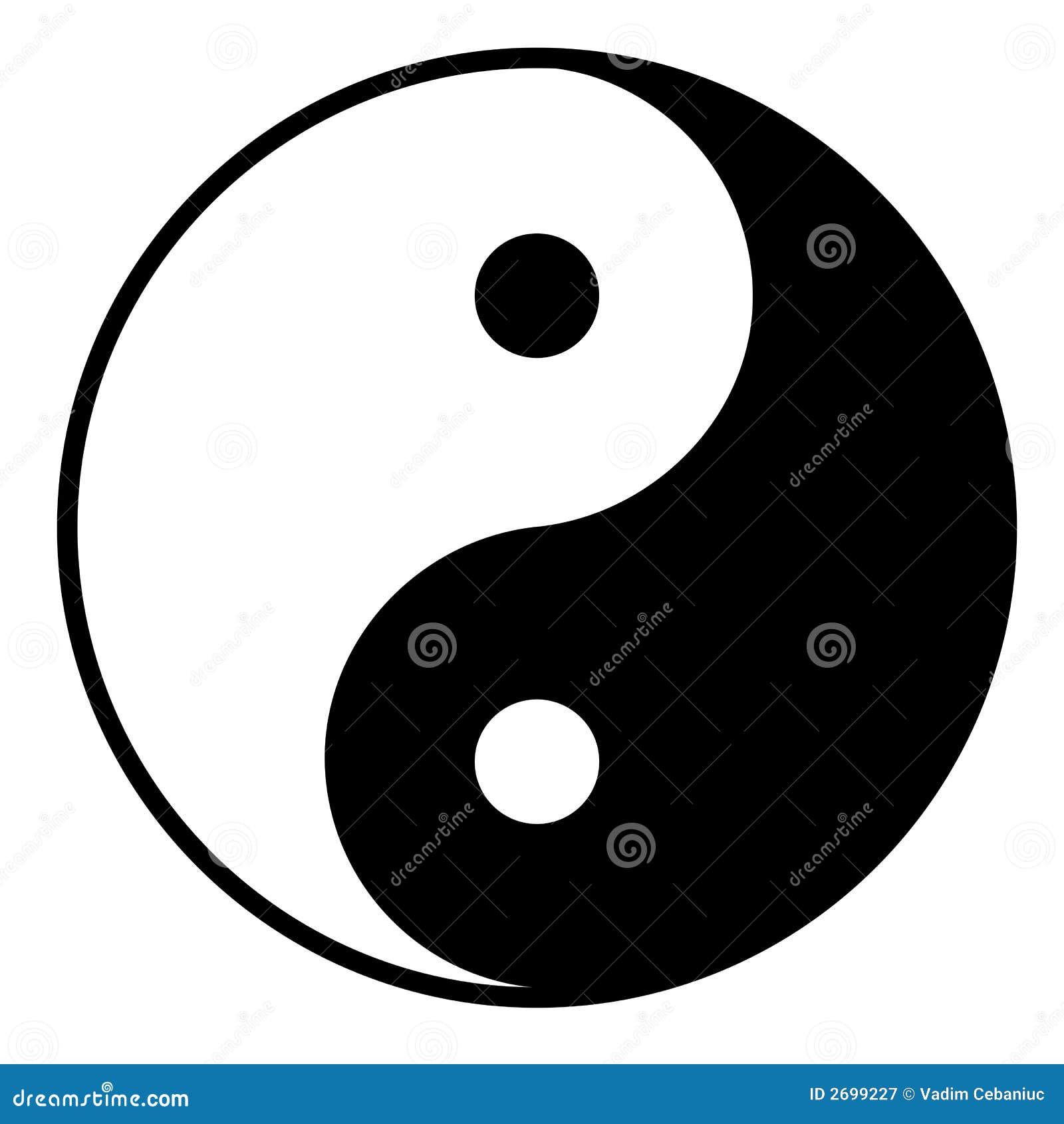Kompletterande kosmiskt beskriver krafter som motsätter ursprungligt principsymbol två som yinyang