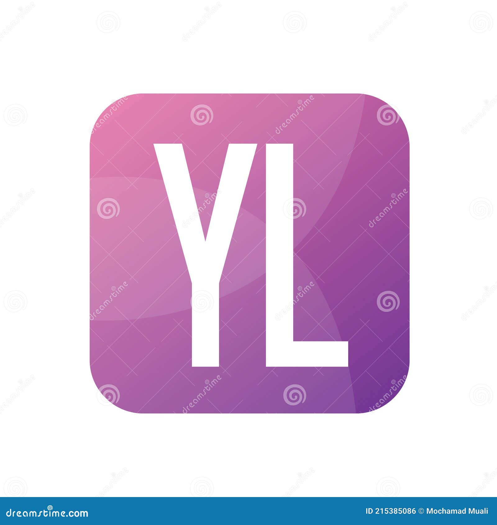 Yl Letter Logo Icon Design Template Elements Text Trendy Business