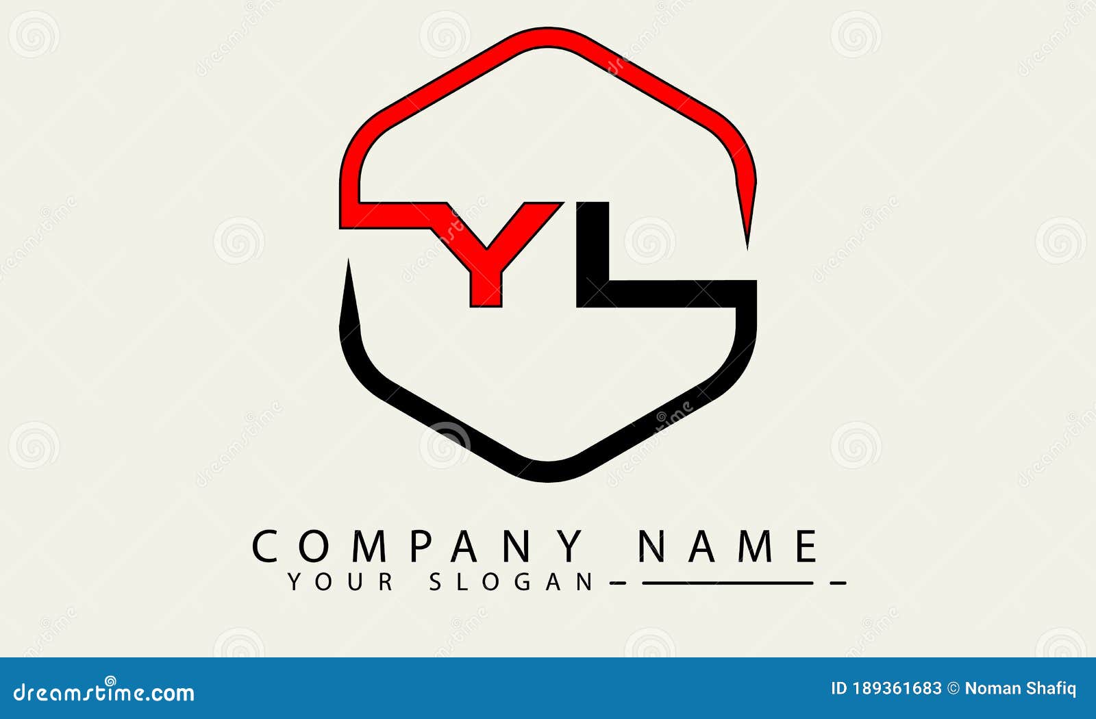 Premium Vector  Vector initial yl logo design