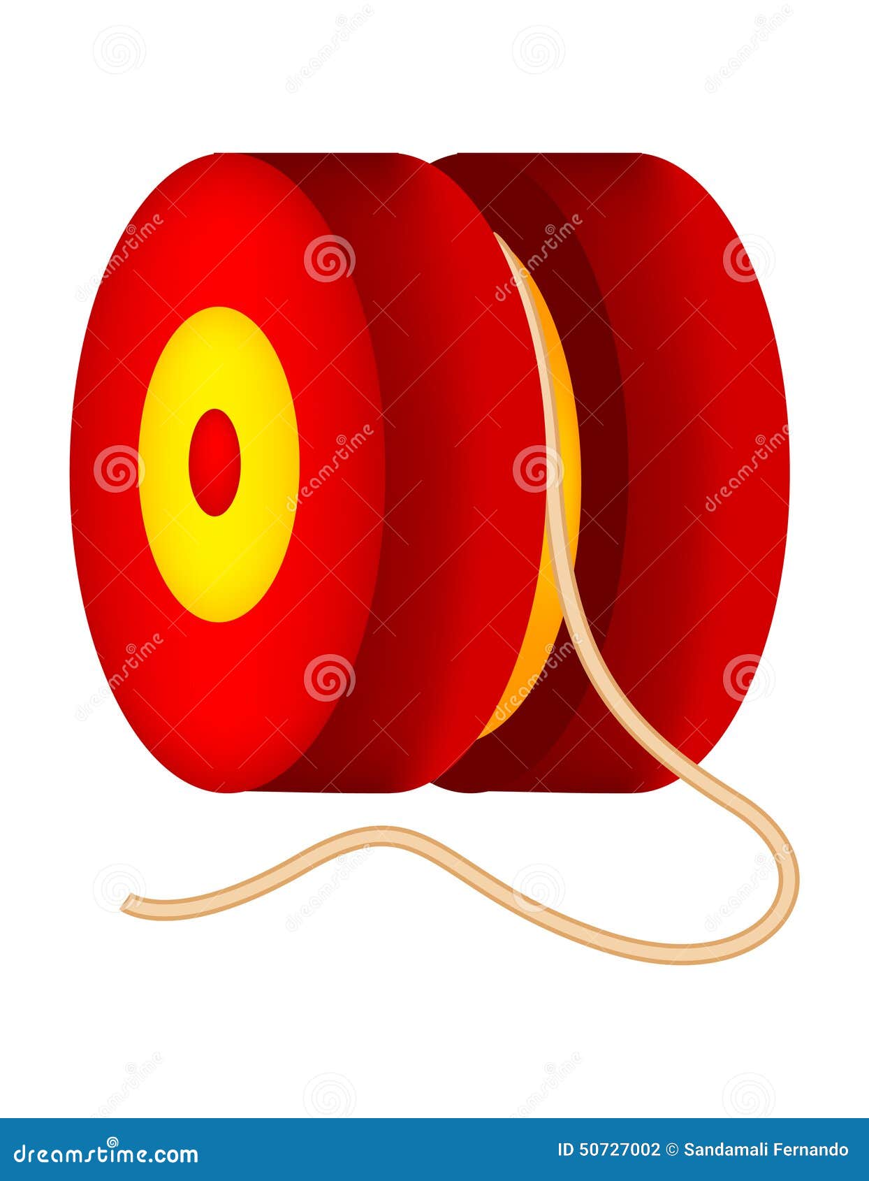 Yoyo illustration de vecteur. Illustration du déménager 50727002