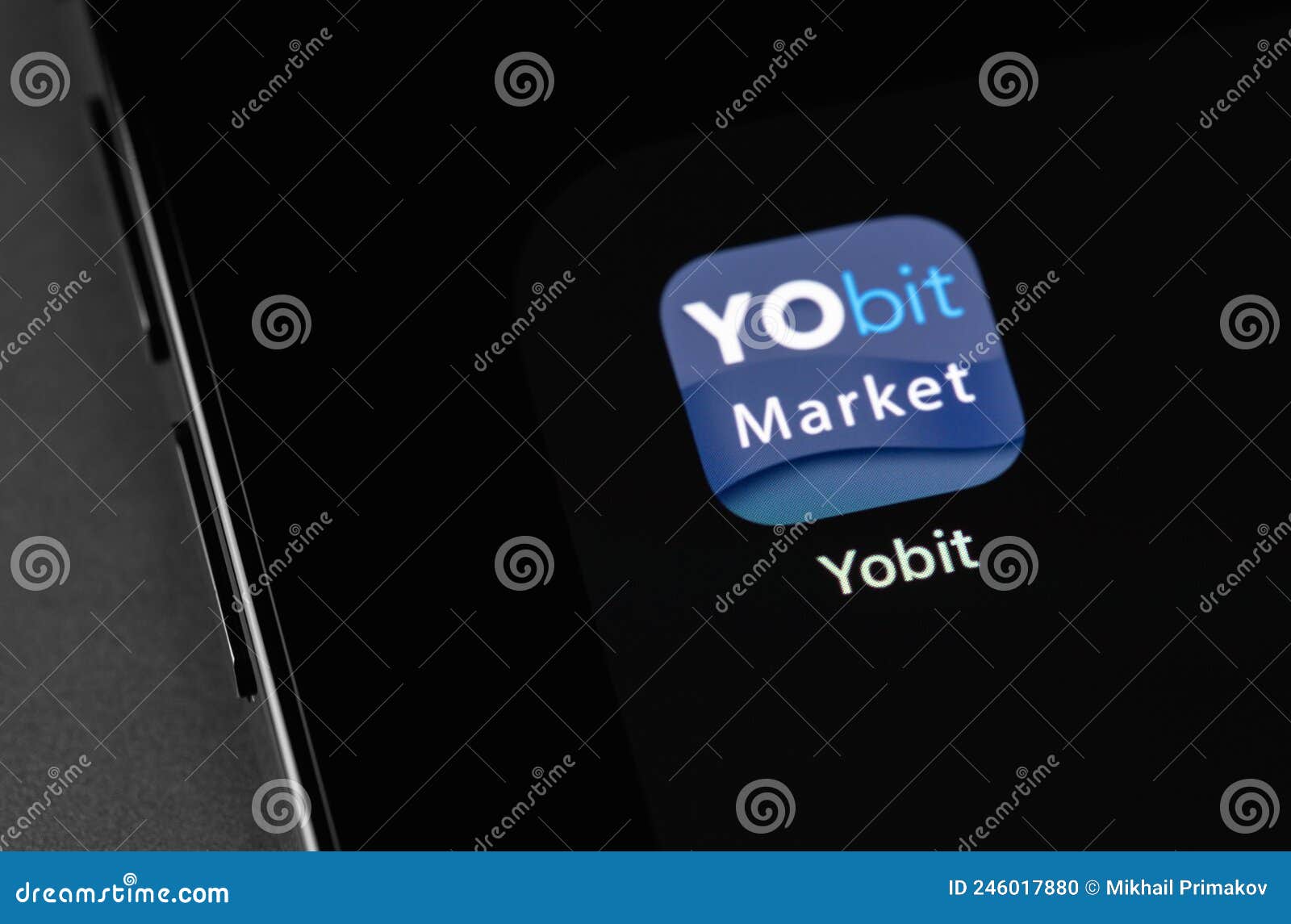 YoBit Mobile App Cryptocurrency Exchange on Screen Smartphone Editorial  Image - Image of internet, business: 246017880