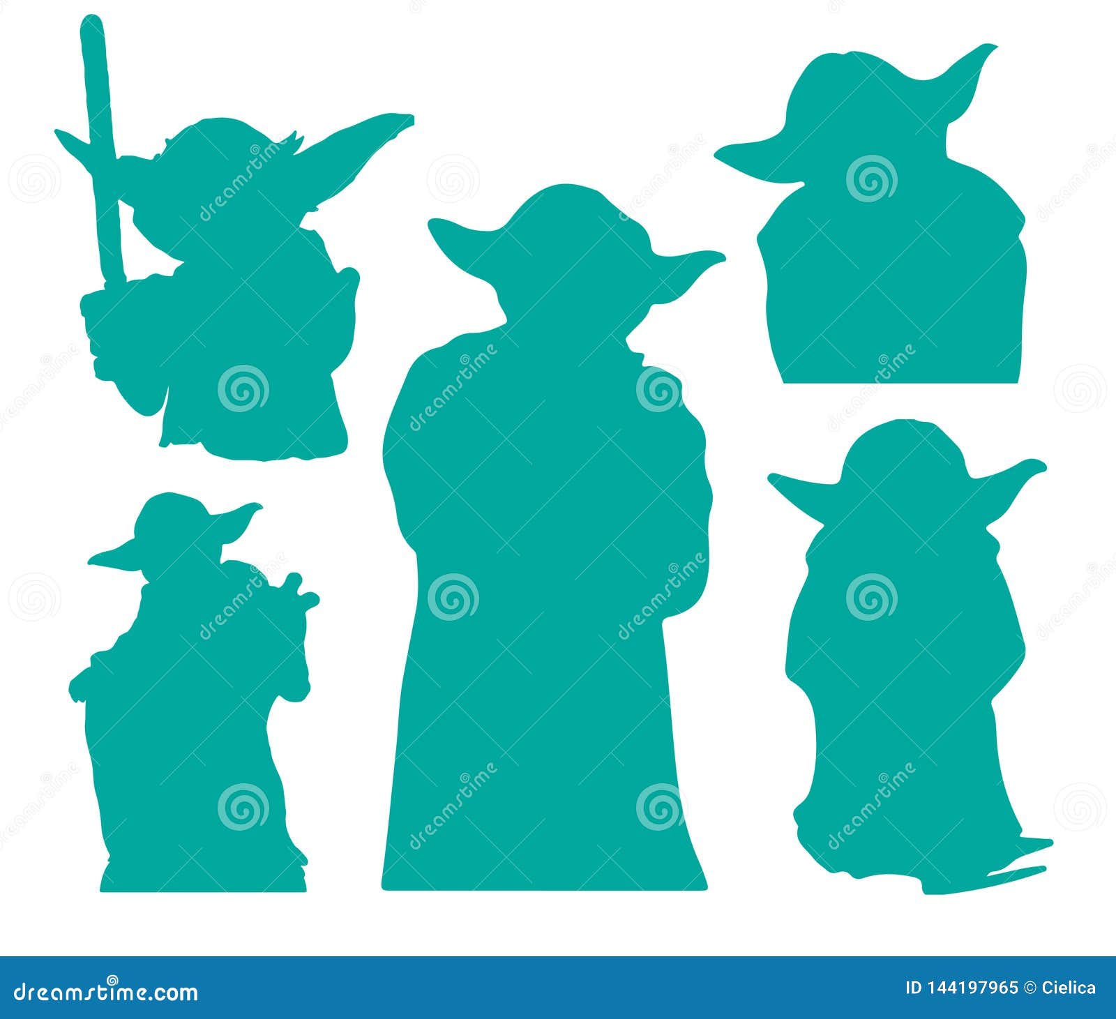 master yoda silhouette