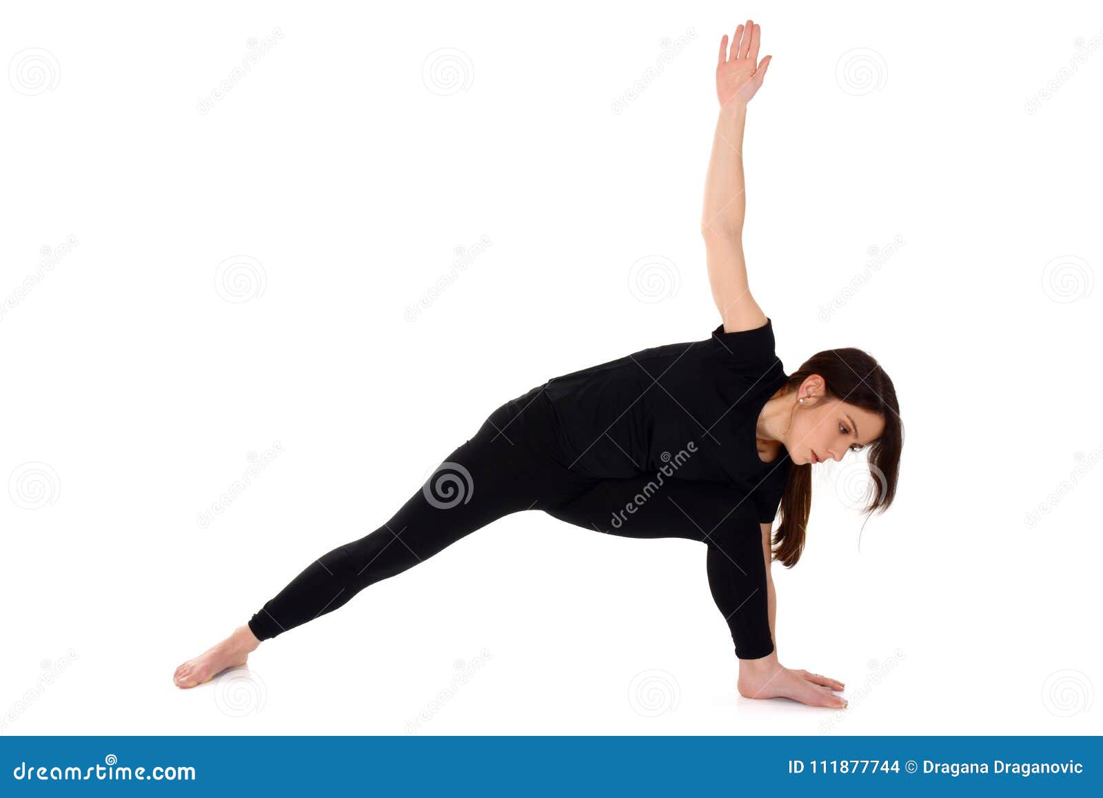 Utthita Parsvakonasana (Extended Side Angle) yoga pose - PixaHive