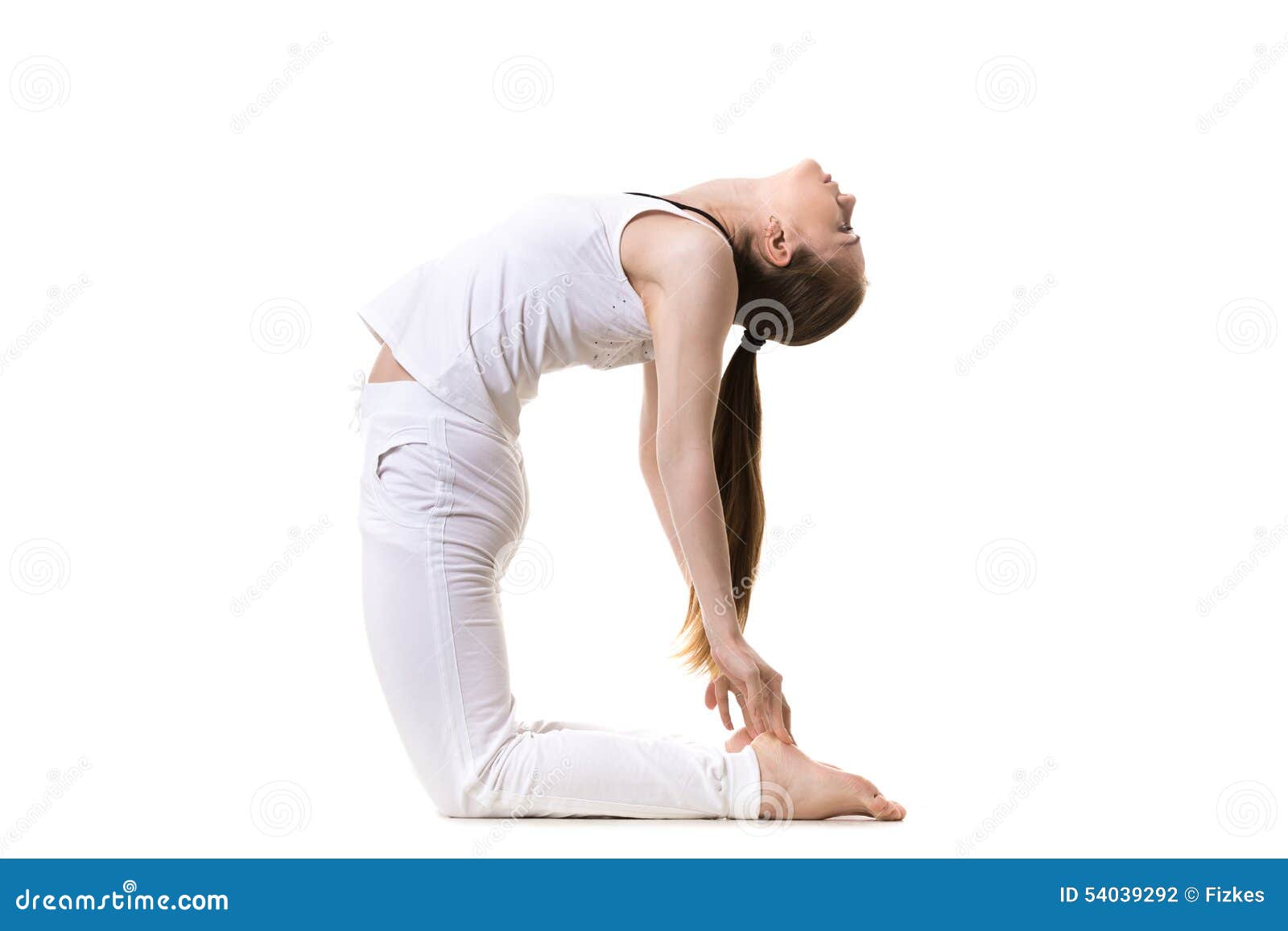 Yoga Asana Ustrasana Stock Photo - Image: 54039292