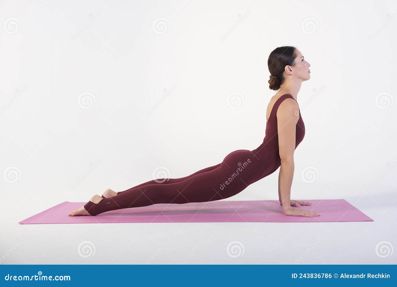 Yoga asanas stock photo. Image of conscious, clothing 243836786