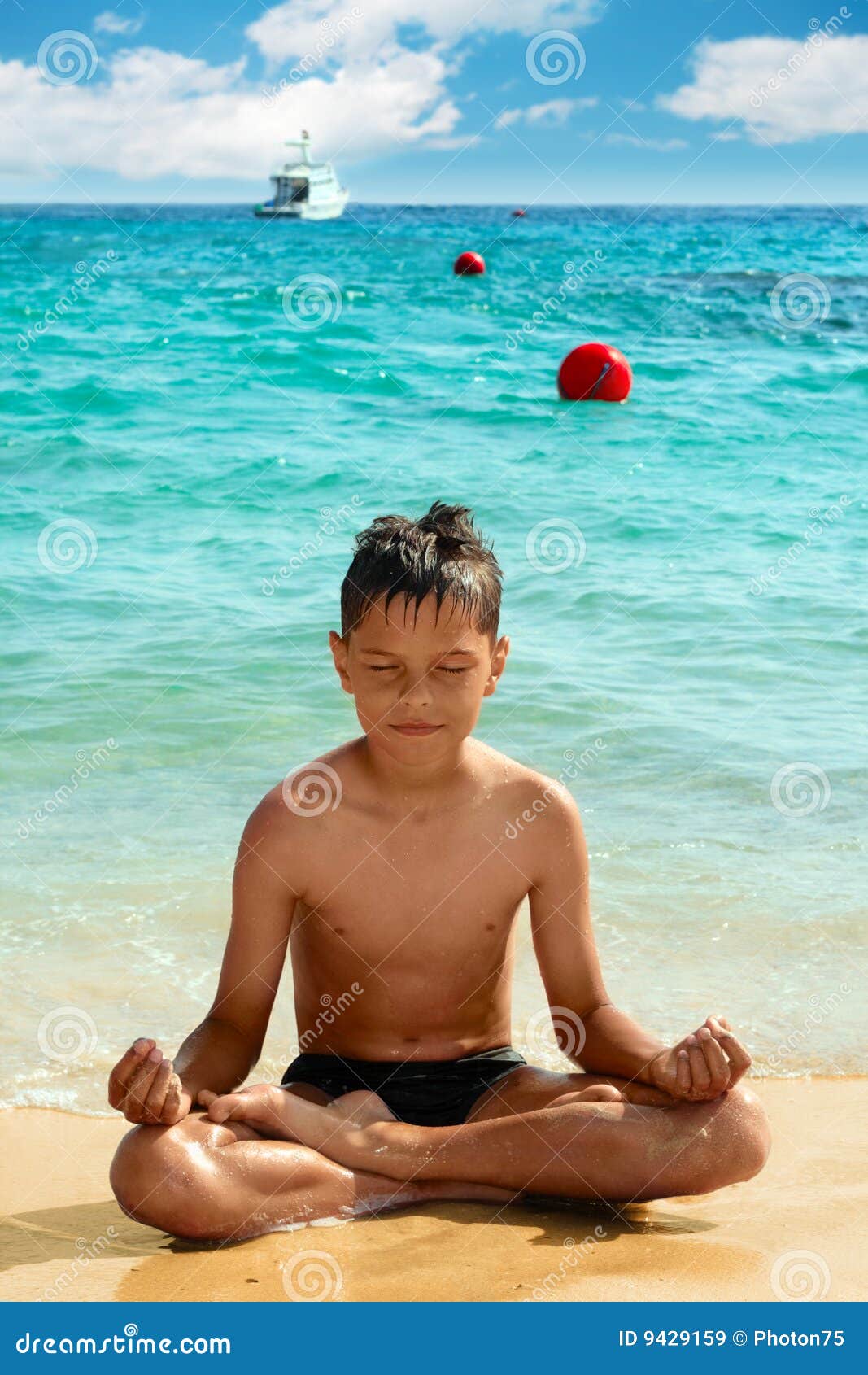 Yoga Boy Royalty Free Stock Images Image 9429159