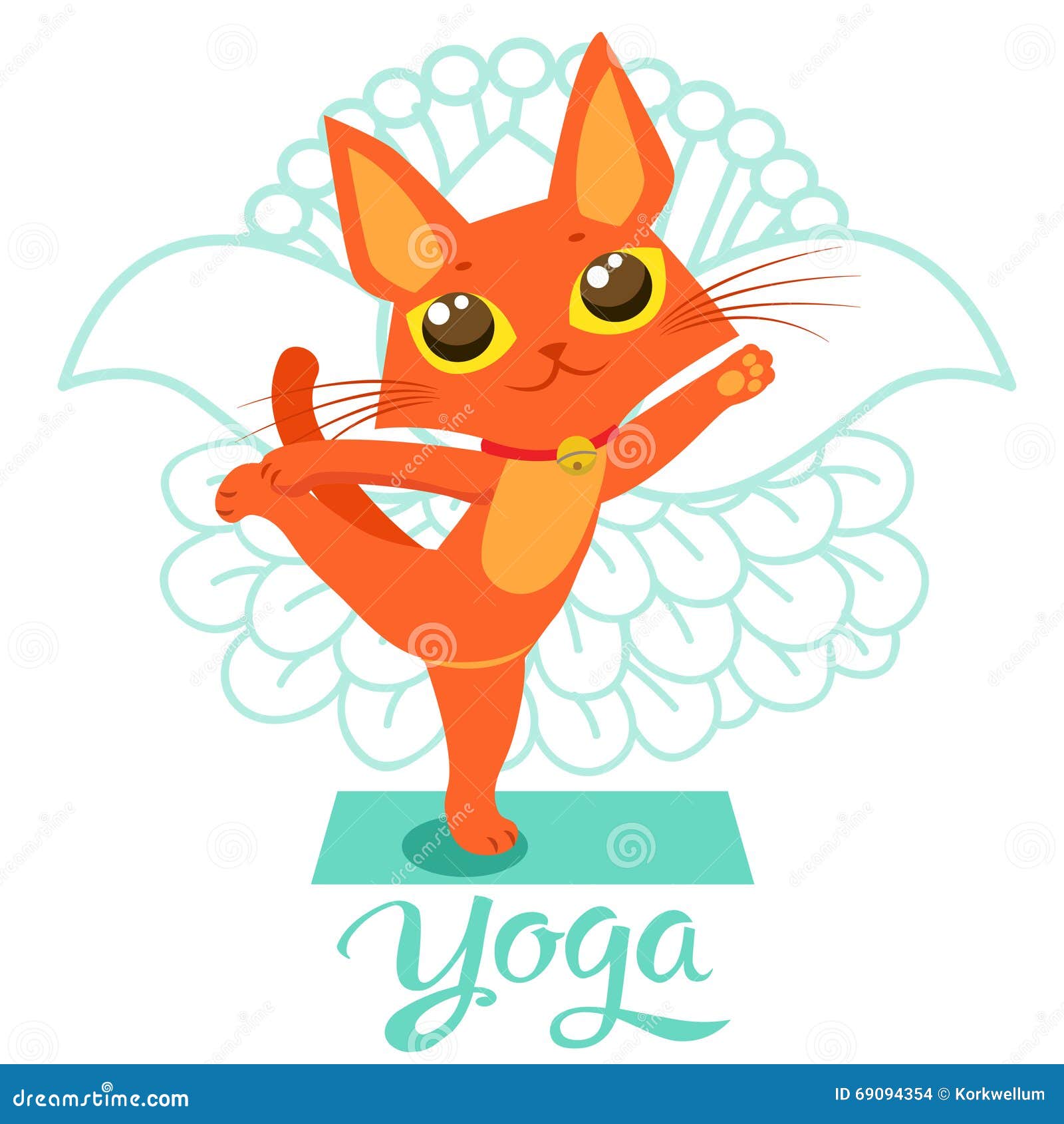 Yoga Cat Pose Yoga Cat Vector Yoga Cat Meme Yoga Cat Images Yoga