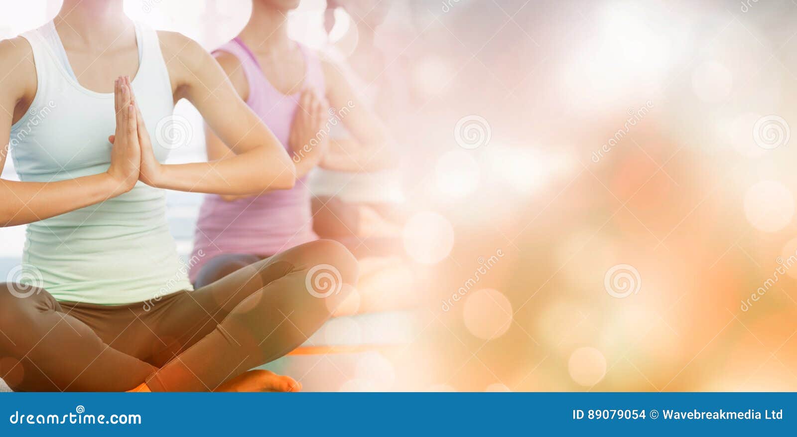 Yoga class in gym stock photo. Image of young, physical 89079054