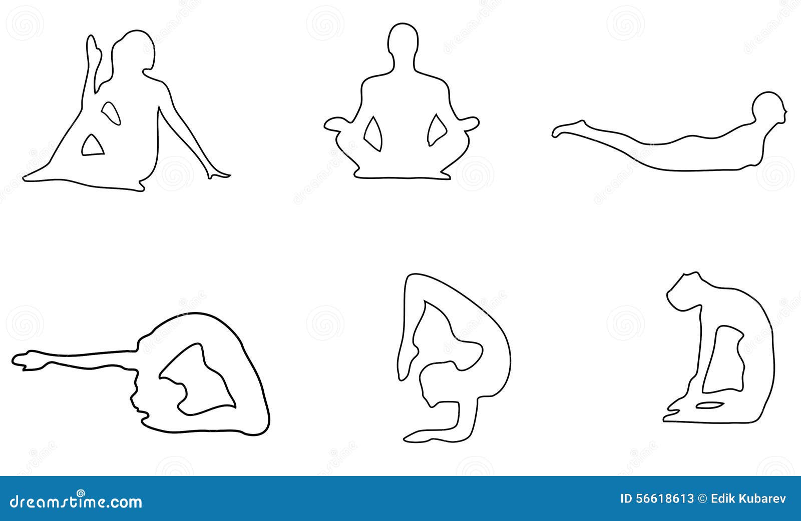 Contour Yoga Stock Illustrations – 16,567 Contour Yoga Stock