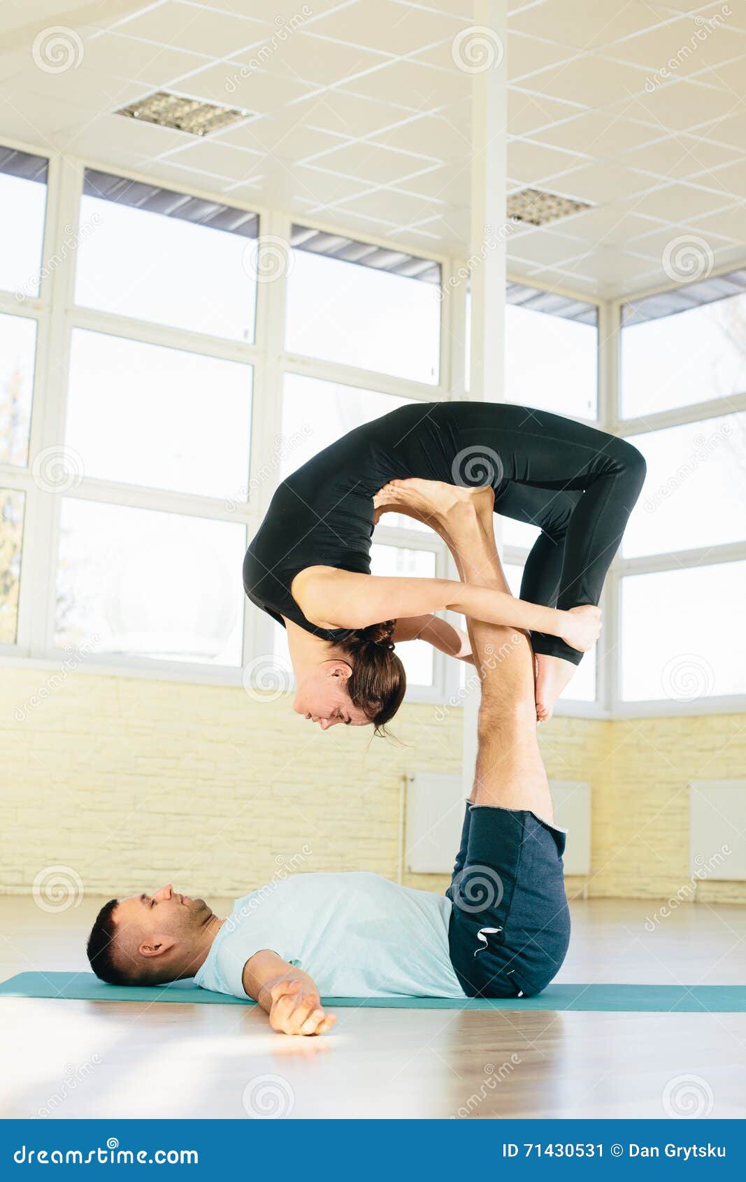 Yoga Couple Man And Woman Practice Exercises In A Training Hall Stock Image Image Of Djanu Atractive Yoga Couple Man And Woman Practice Exercises In A Training Hall Stock Image Image Of Djanu Atractive