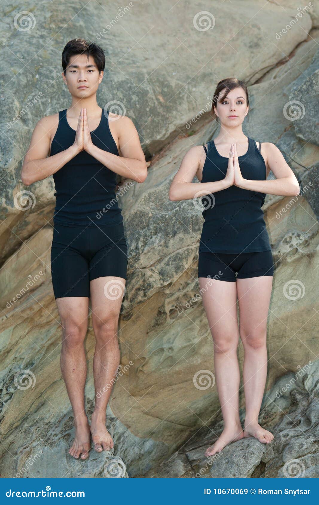 Yoga for couples stock image. Image of adult, peaceful - 10670069