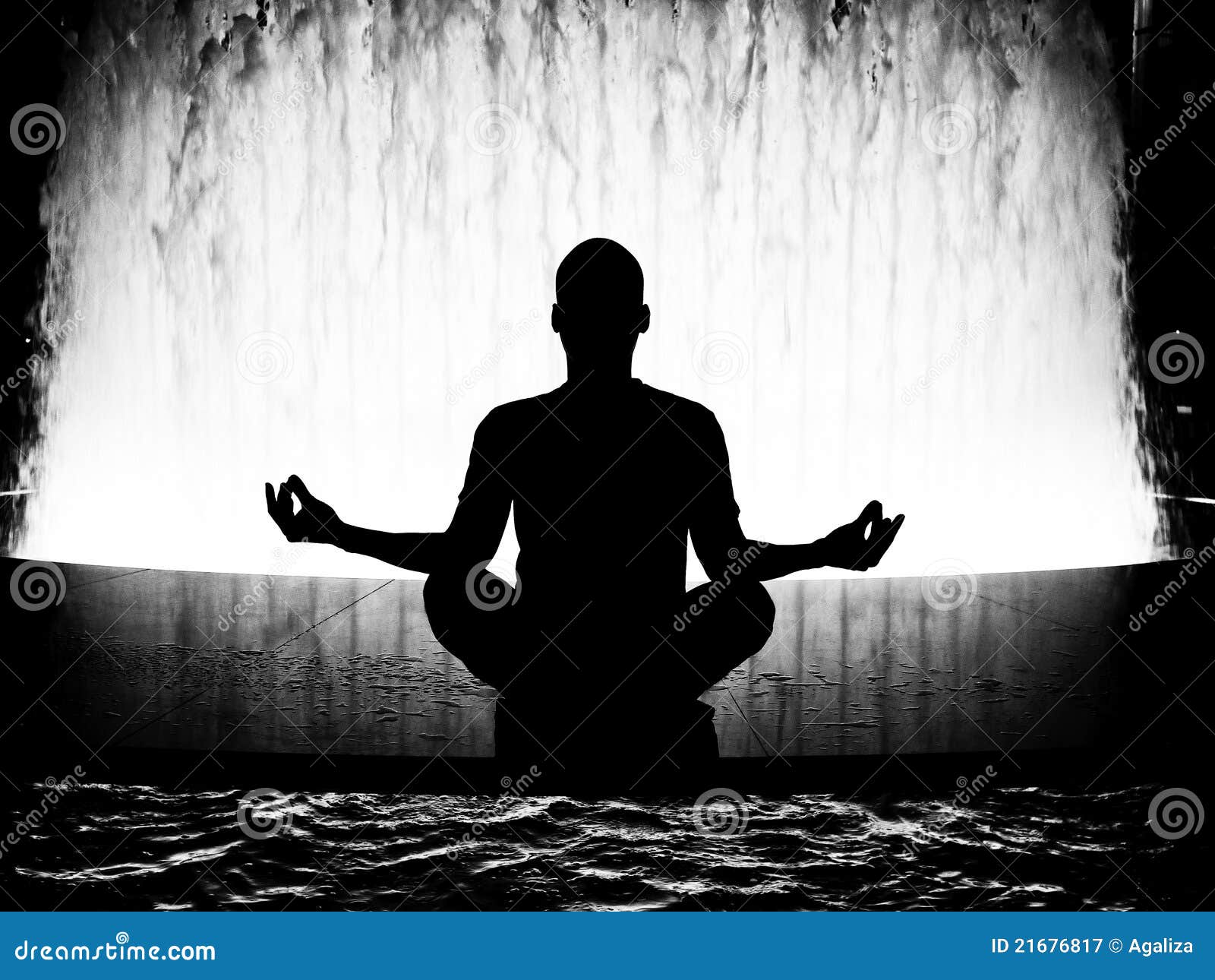 Yoga del Lincoln Center immagine stock. Immagine di meditazione 21676817