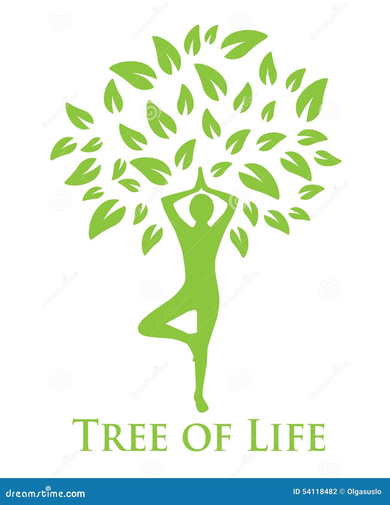 Fleur D'arbre De Concept De La Vie Avec Des Chakras De Yoga