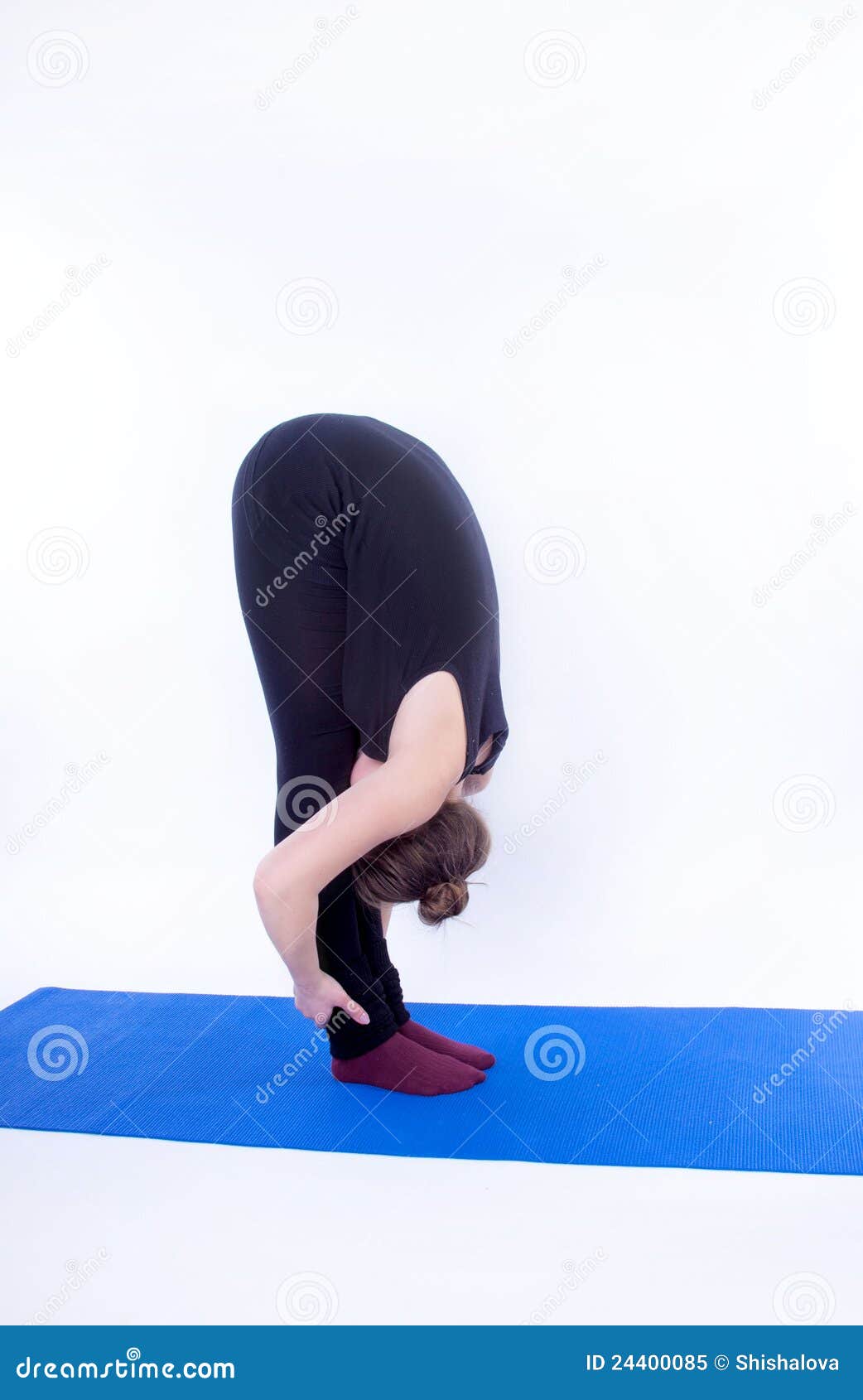 Yoga exercise stock image. Image of dieting, gymnastic 24400085