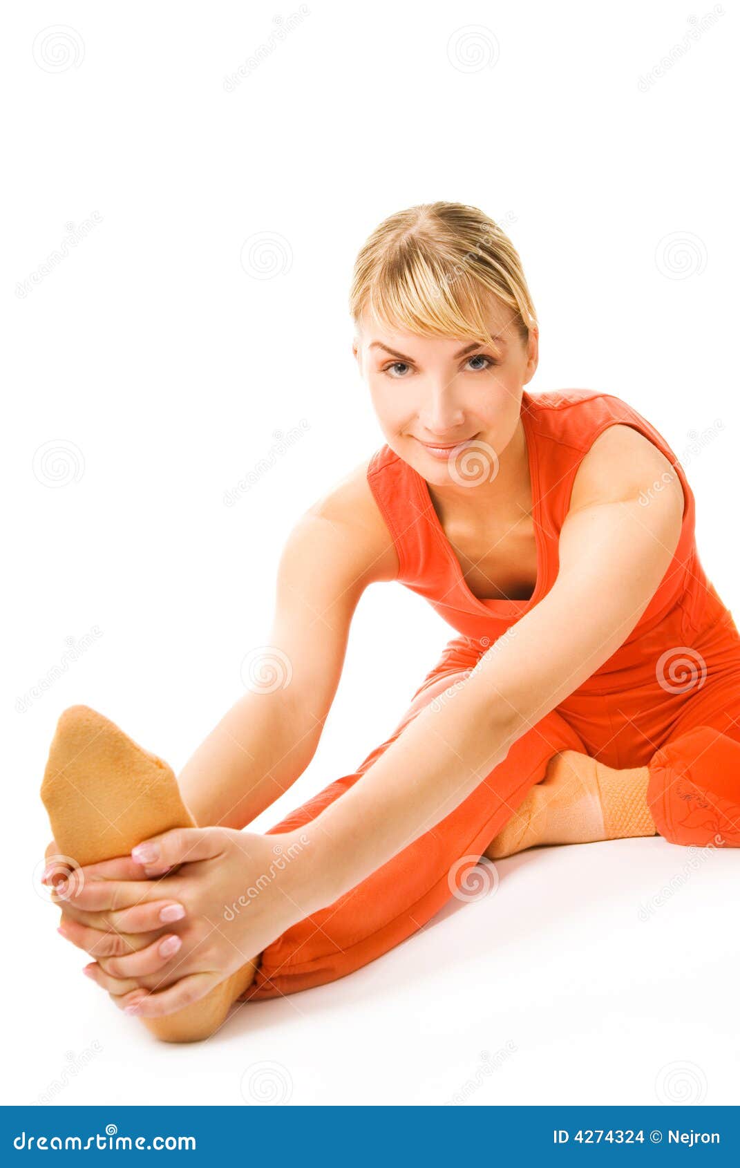 Yoga exercise stock photo. Image of lifestyle, gymnastics 4274324