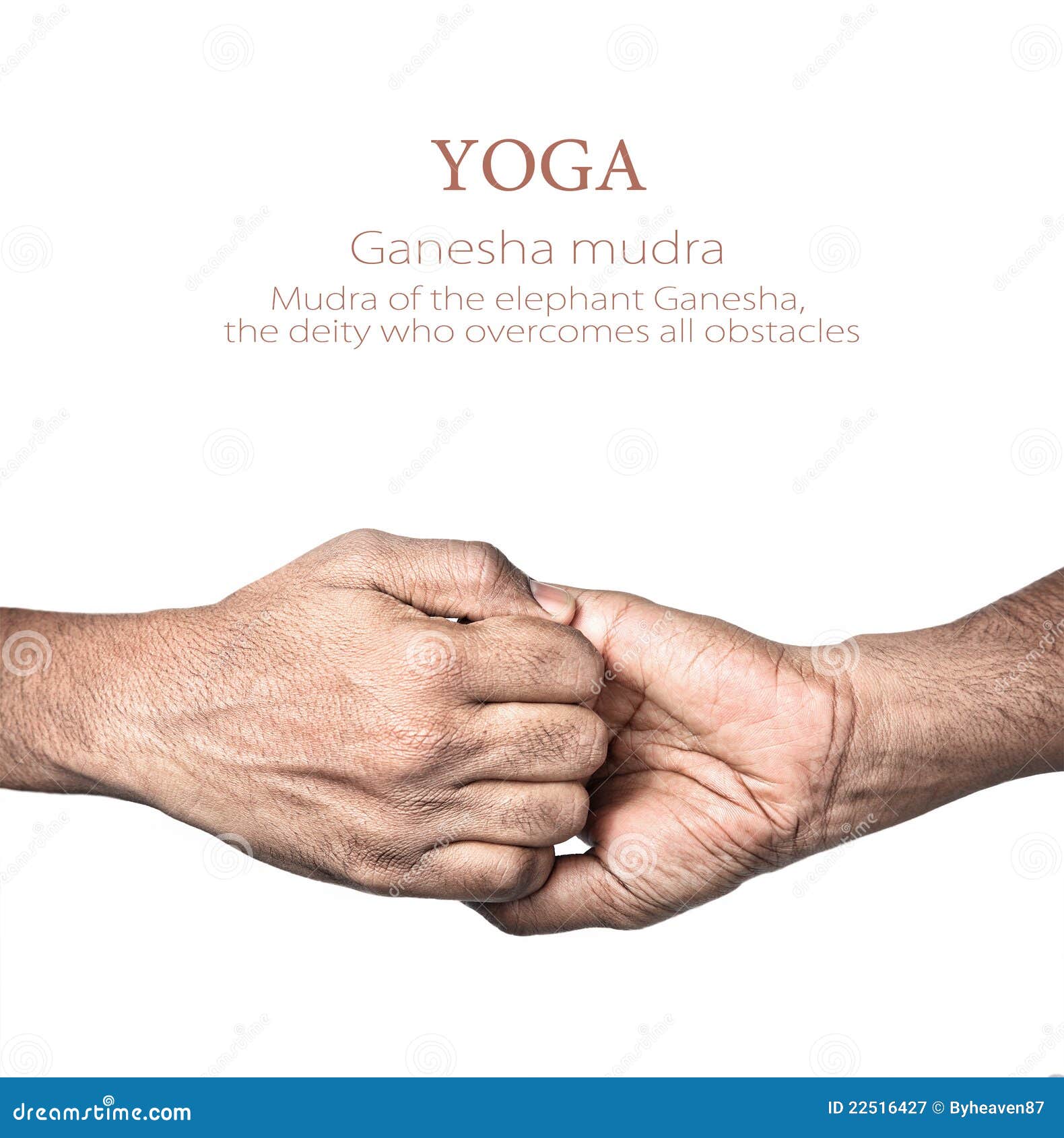 Yoga Ganesha mudra stock image. Image of hands, class 22516427