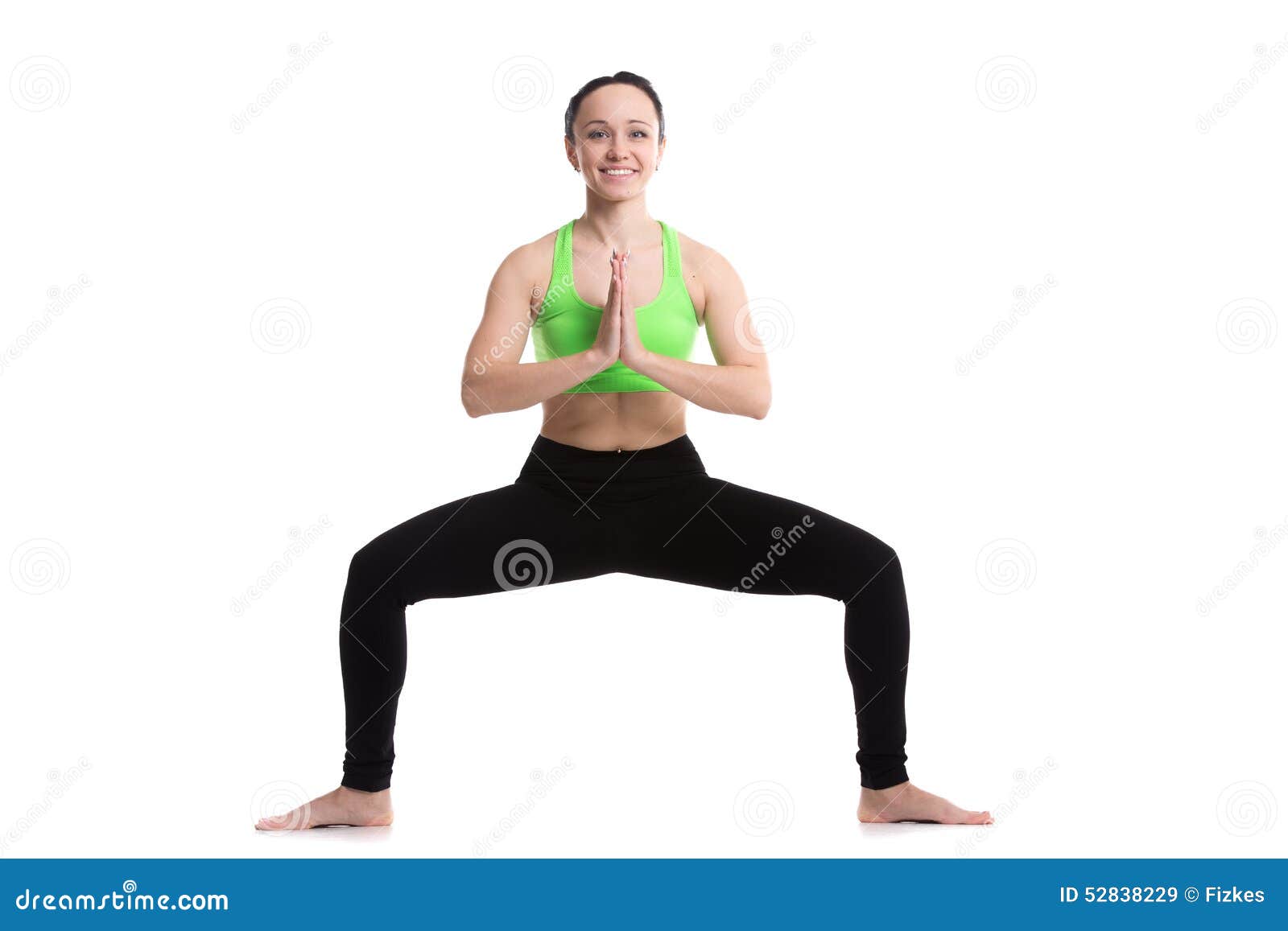 yoga goddess pose (utkata konasana)