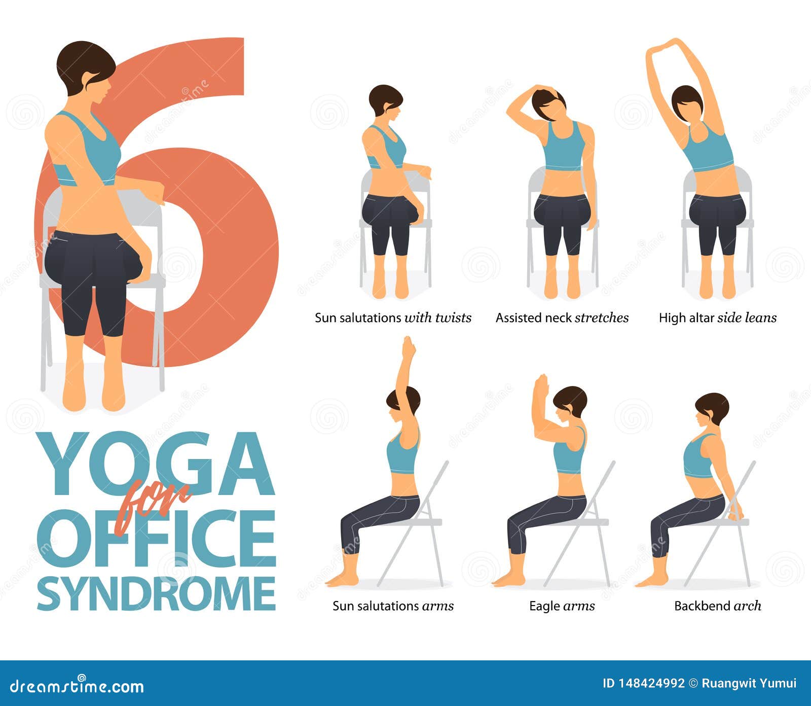 5 Office Yoga Poses to workout at your Office Desk | More About Yoga