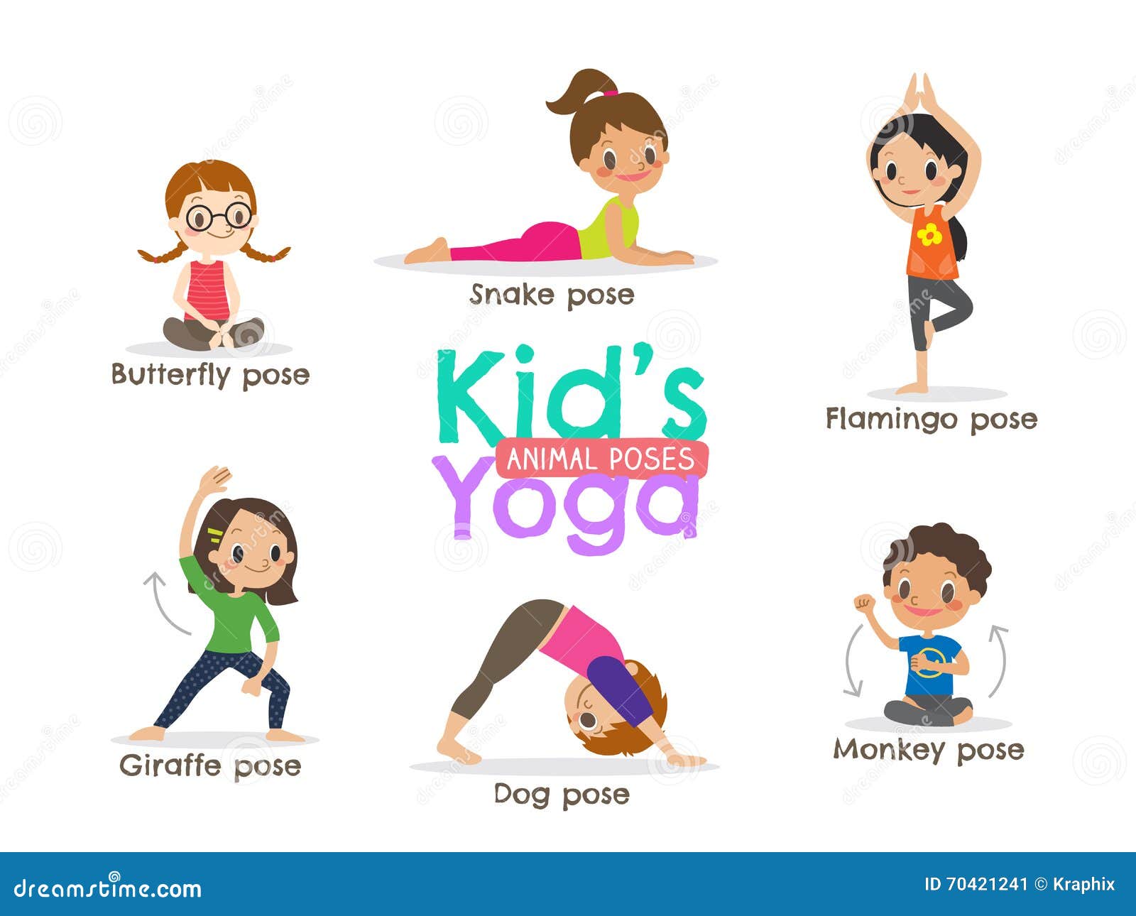 Animal Yoga Poses Printable Set – Pretzel Kids Shop