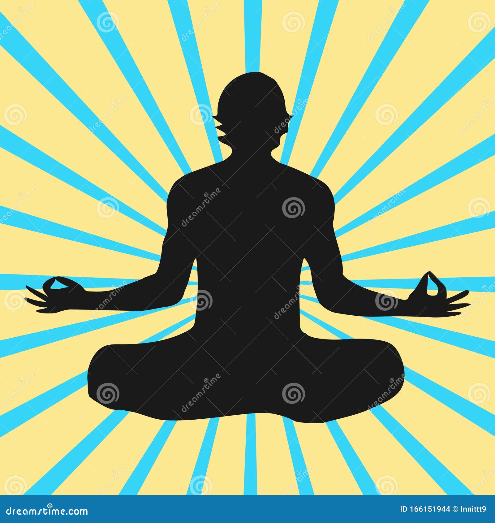 Silhouette of a man practicing the yoga lotus pose with the sun Canvas  Print / Canvas Art by Joaquin Corbalan - Pixels
