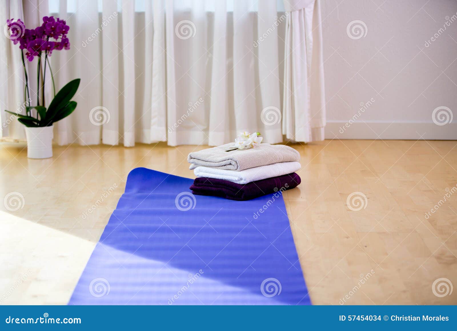 Yoga stock photo. Image of relaxation, concept, residential 57454034